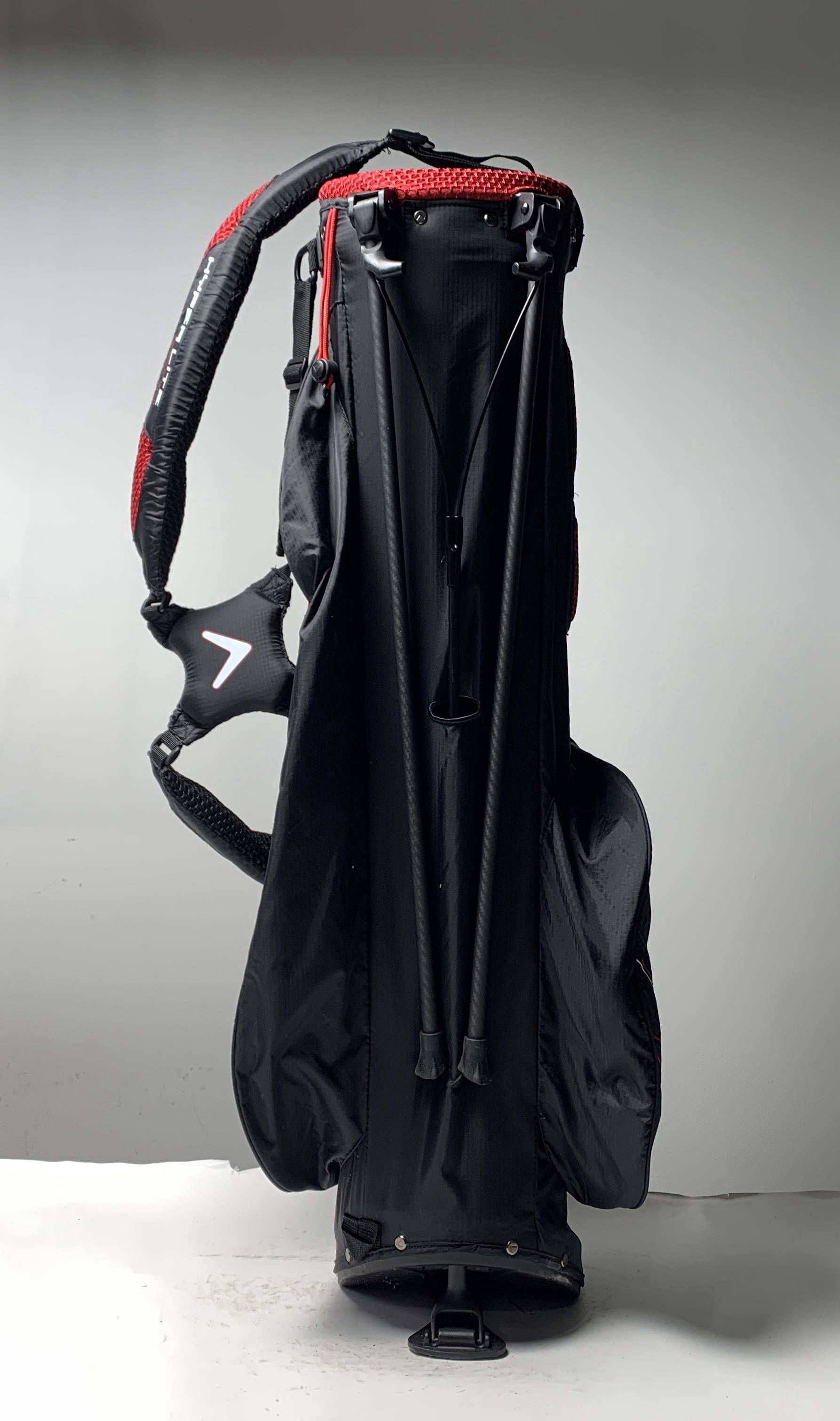 Callaway Hyperlite Zero Stand Bag Black Red 4-Way Divide Dual