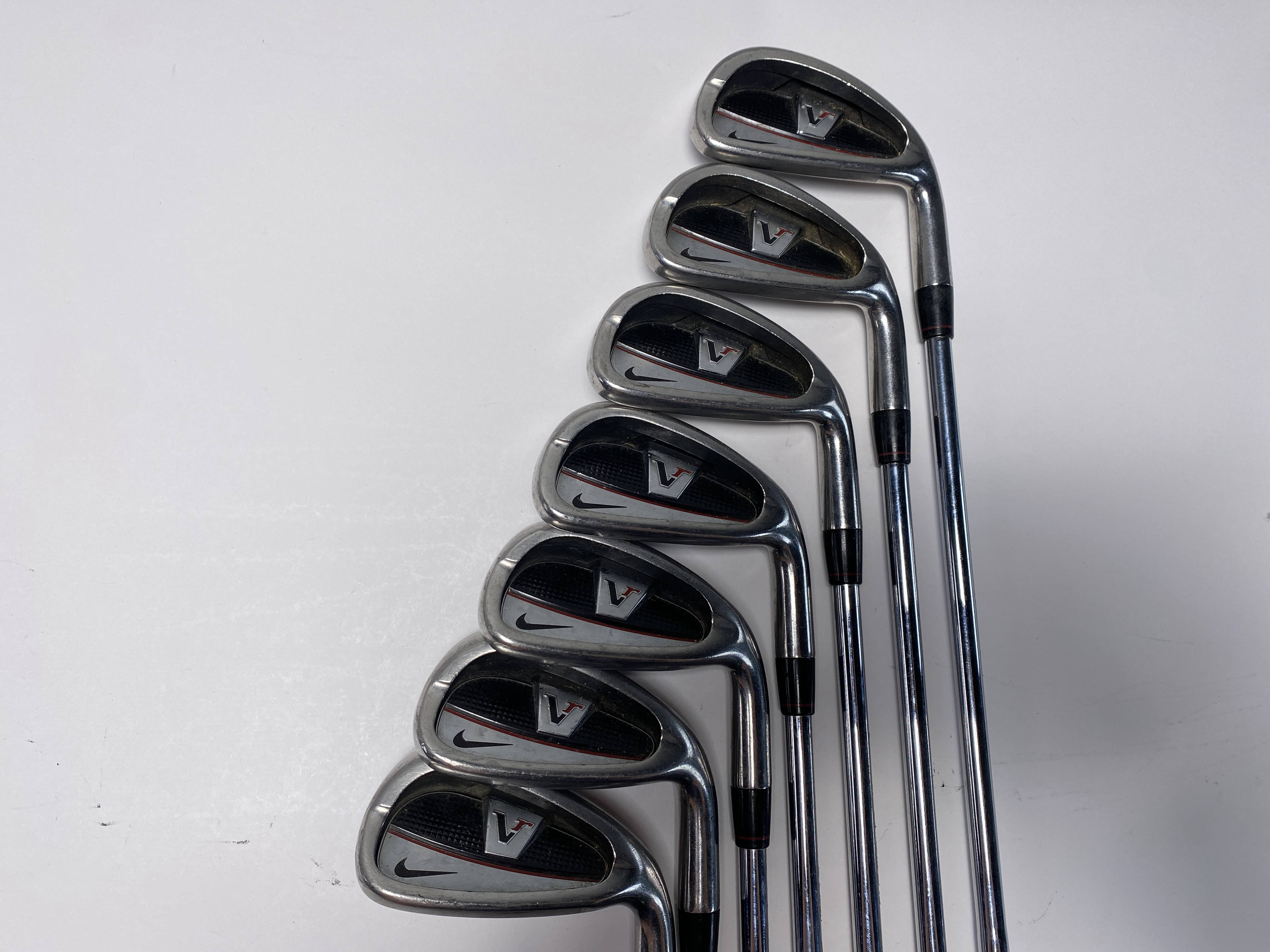 Nike Victory Red Cavity Back Iron Set 4-PW True Temper Speed Step