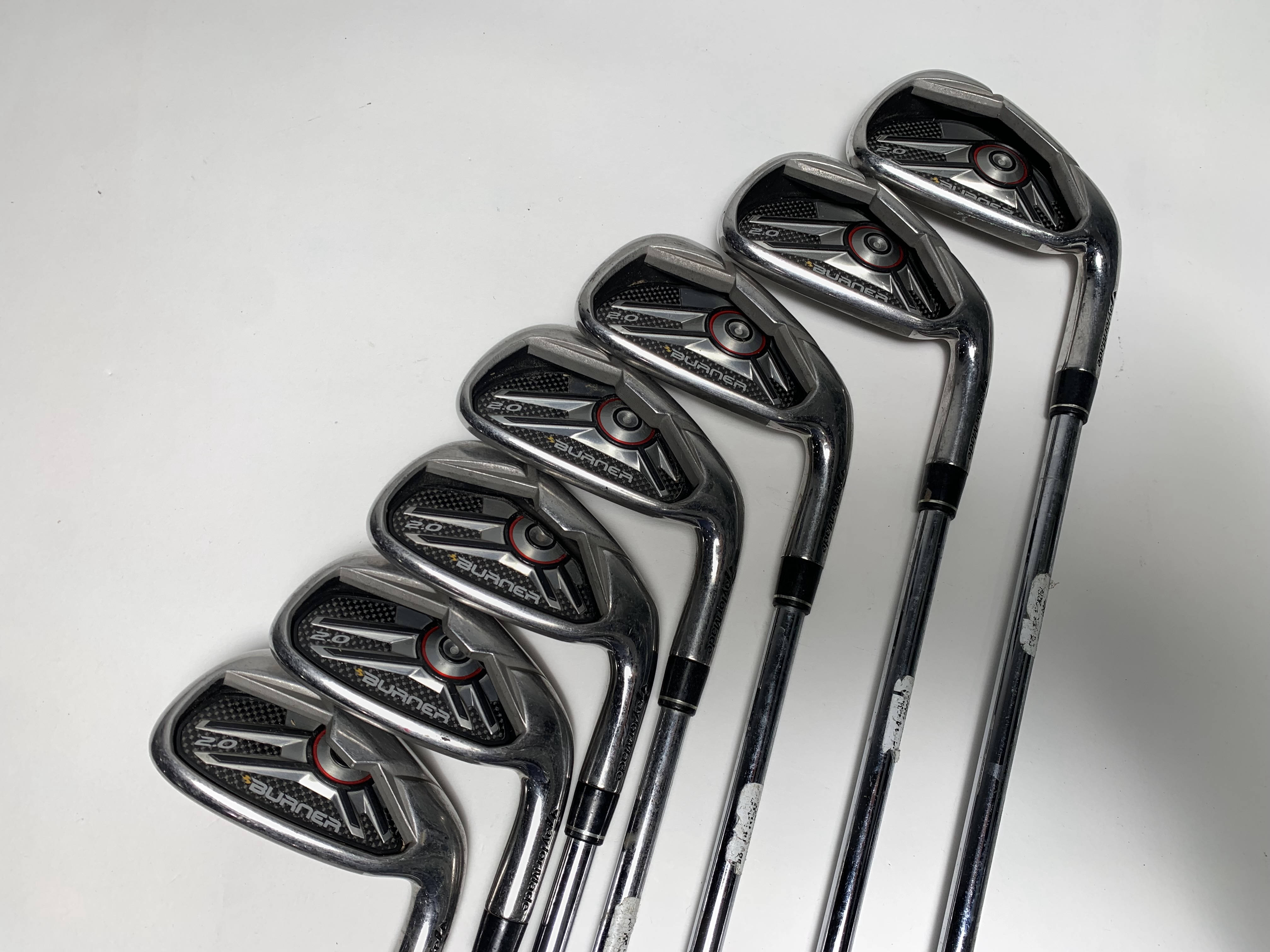 TaylorMade Burner 2.0 Iron Set 4-PW 85g Regular Steel Mens RH +1