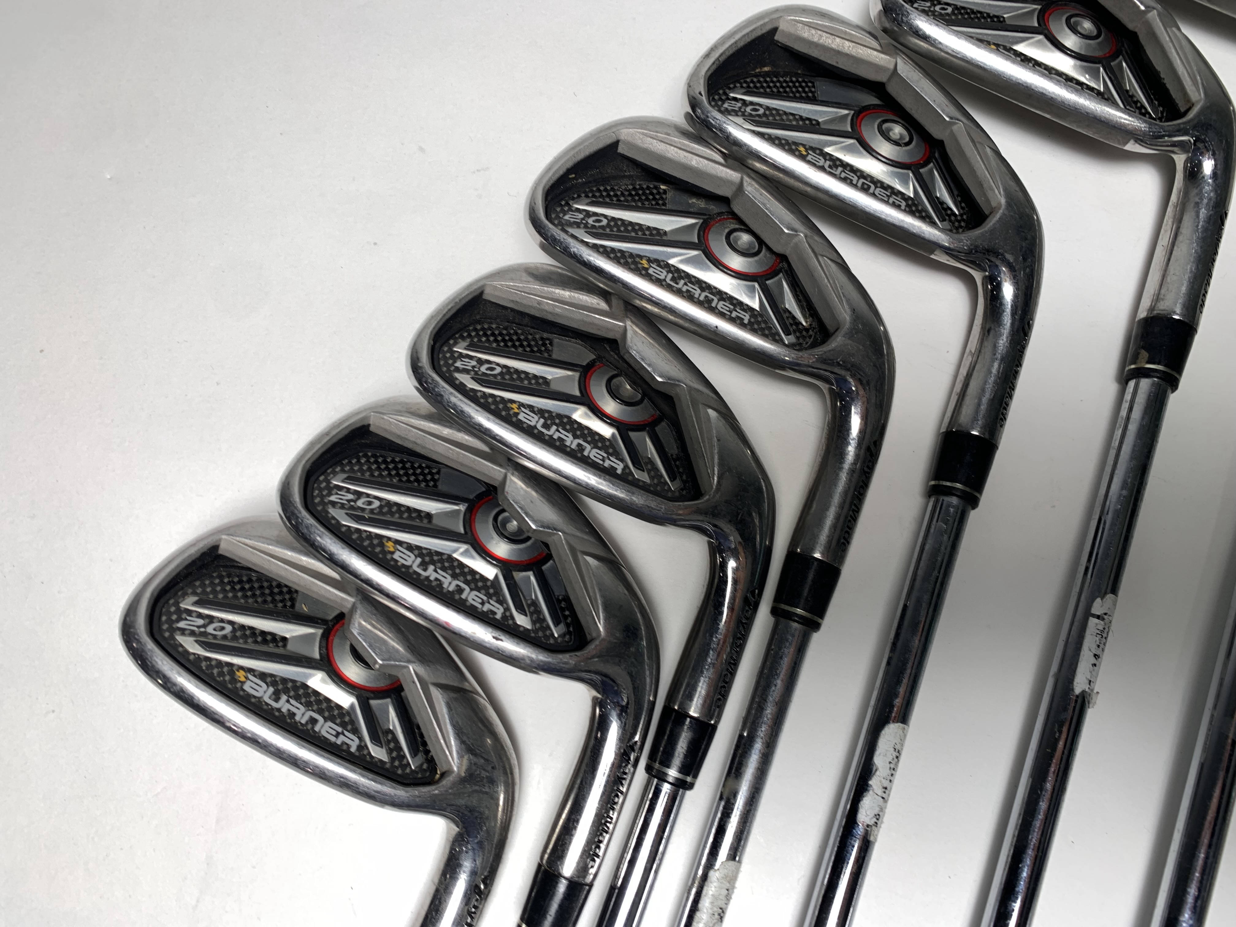 TaylorMade Burner 2.0 Iron Set 4-PW 85g Regular Steel Mens RH +1