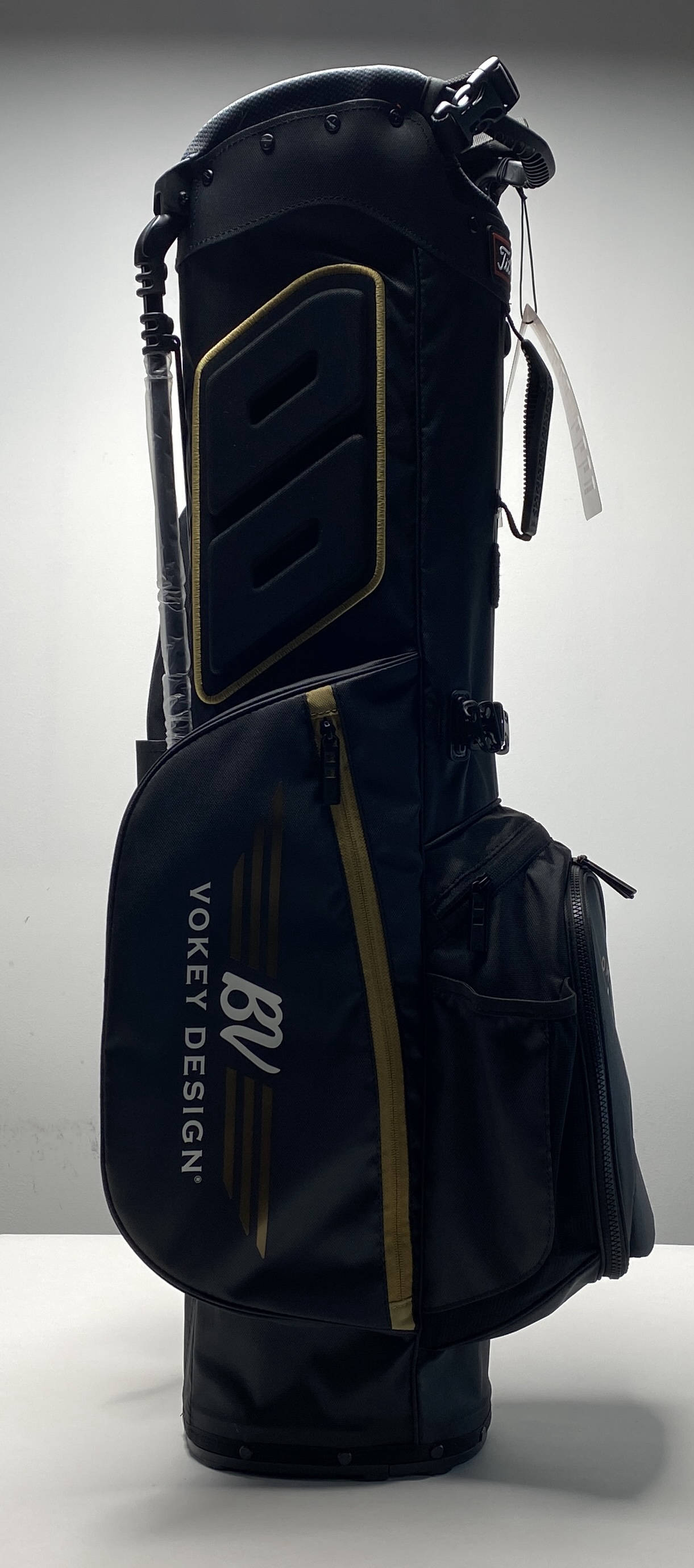 Titleist Players 4 Vokey Design Stand Bag Gold Black 4-Way Divide
