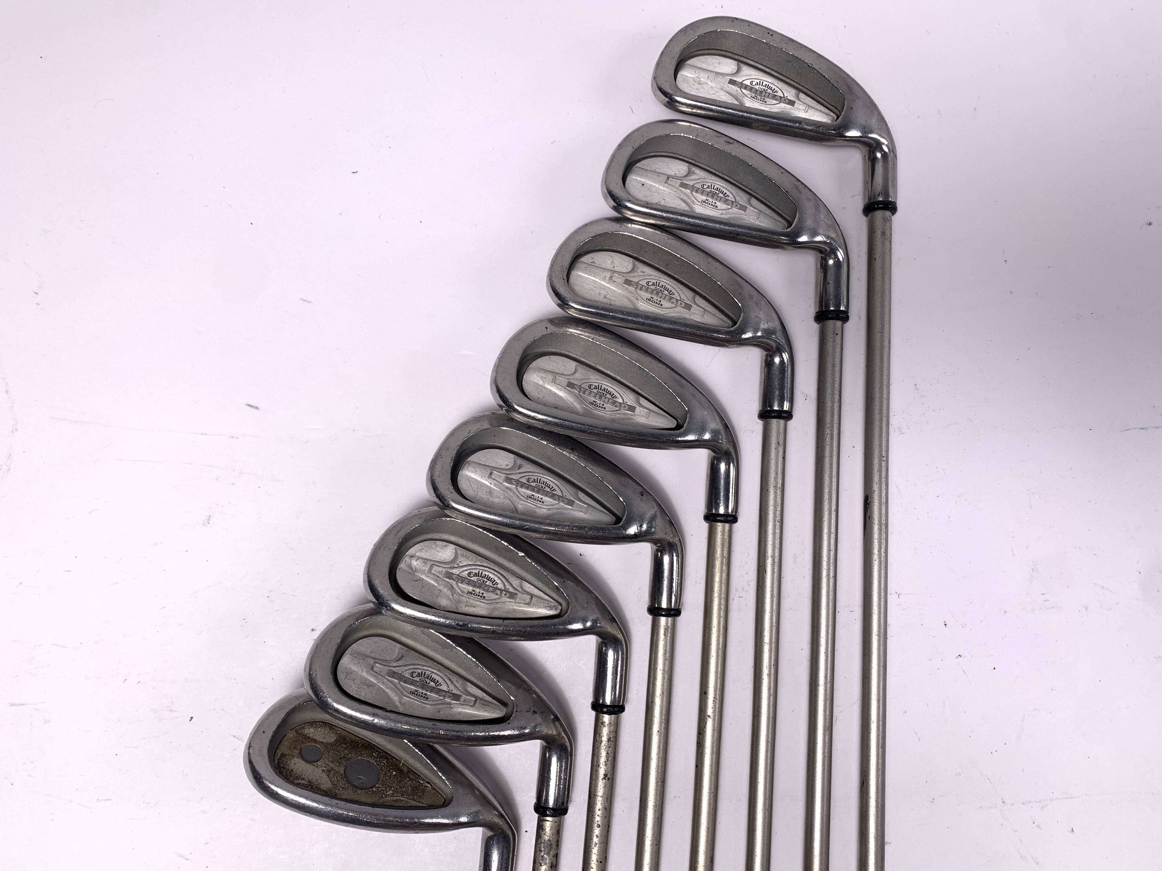 Callaway X-14 Iron Set 5-PW+SW+LW Steelhead X-14 Gems Ladies