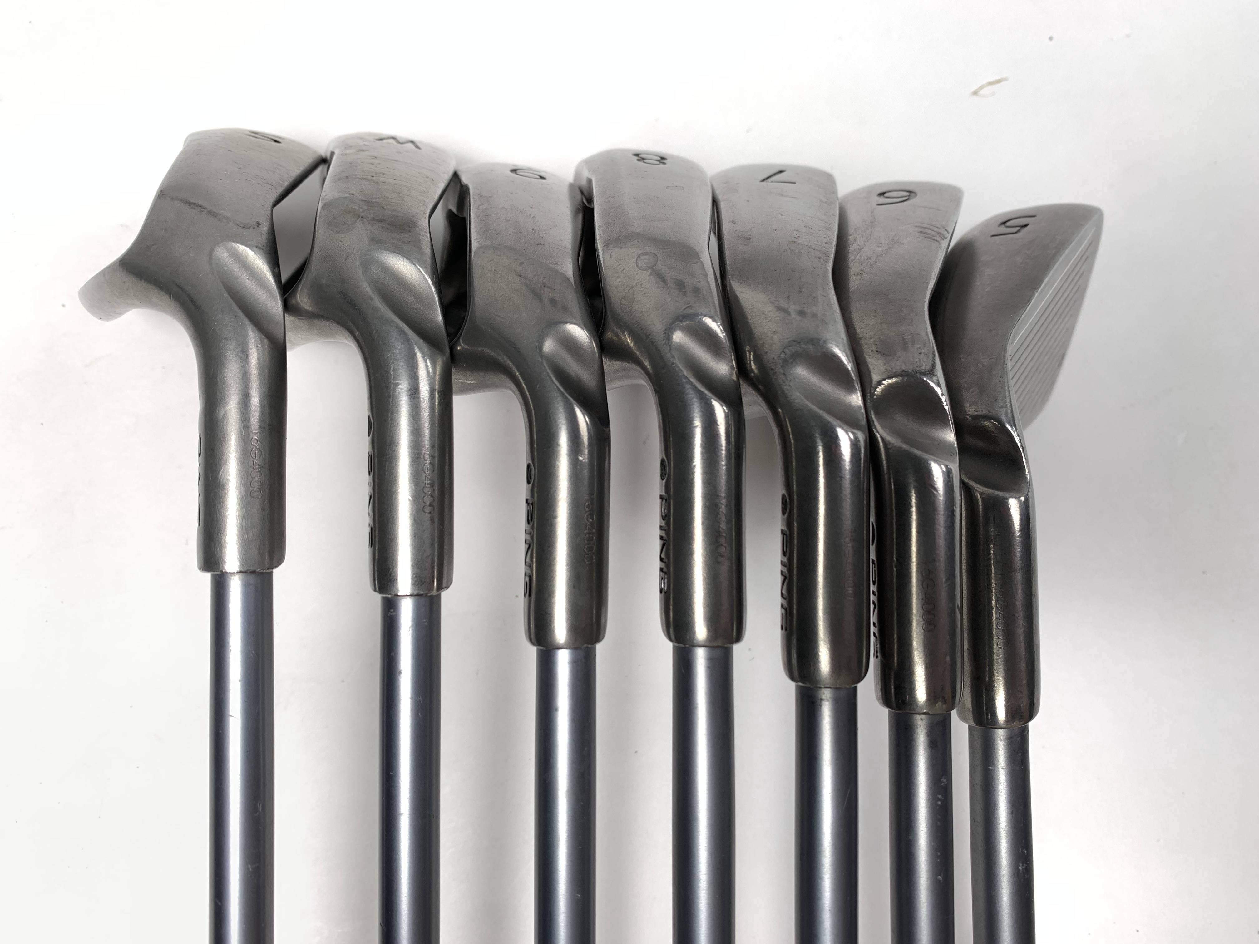 Ping G30 Iron Set 5-PW+SW Black Dot TFC 419 Senior Graphite Mens