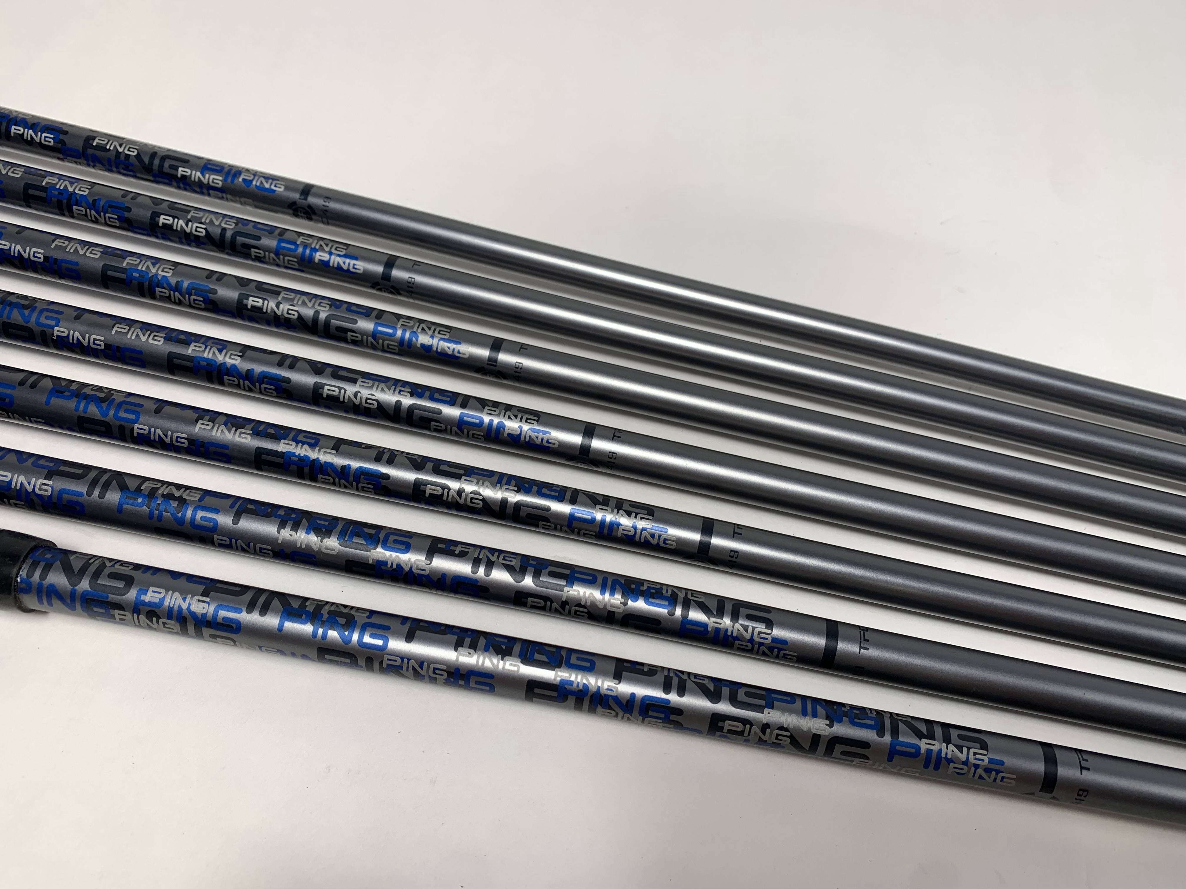 Ping G30 Iron Set 5-PW+SW Black Dot TFC 419 Senior Graphite Mens