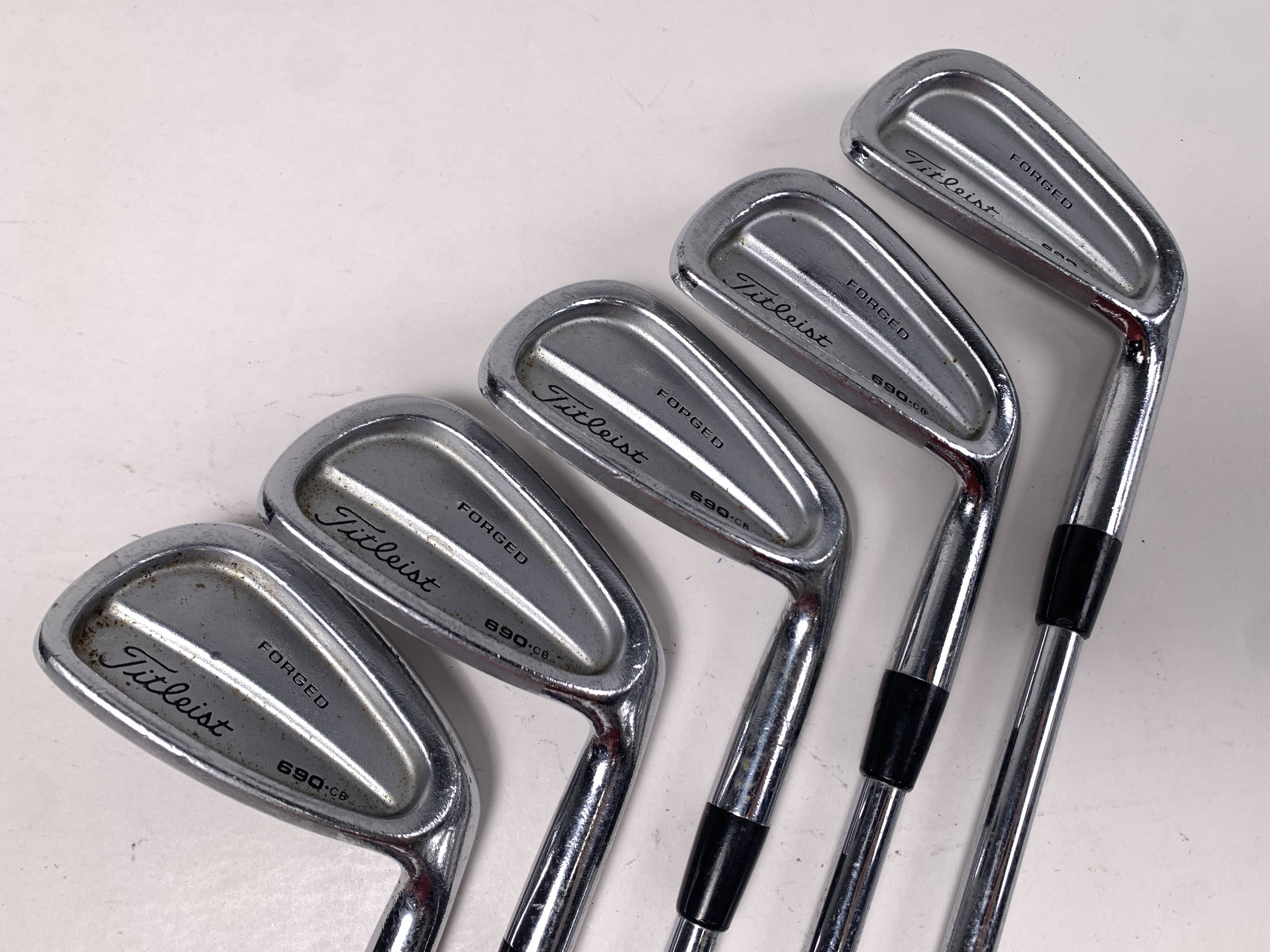 Titleist 690 CB Forged Iron Set 5-PW TT DG S300 Stiff Steel Mens