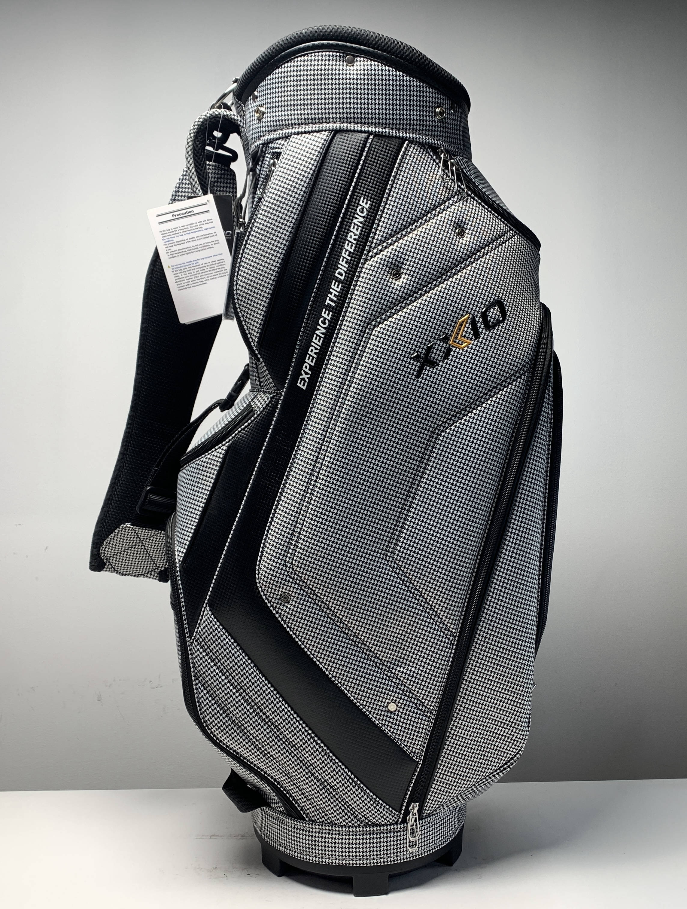 XXIO Lightweight Caddy Cart Bag Houndstooth 4-Way Divide Strap