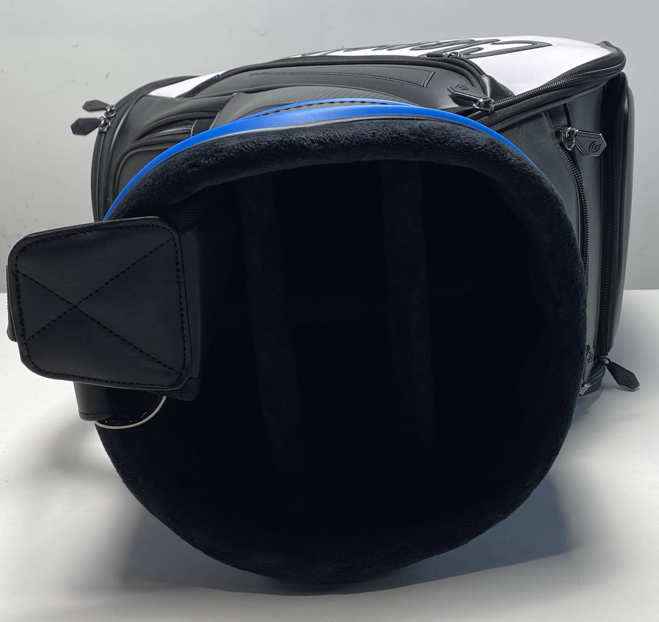 Cleveland Staff Bag Black/Blue/White 6-Way Divide Single Strap
