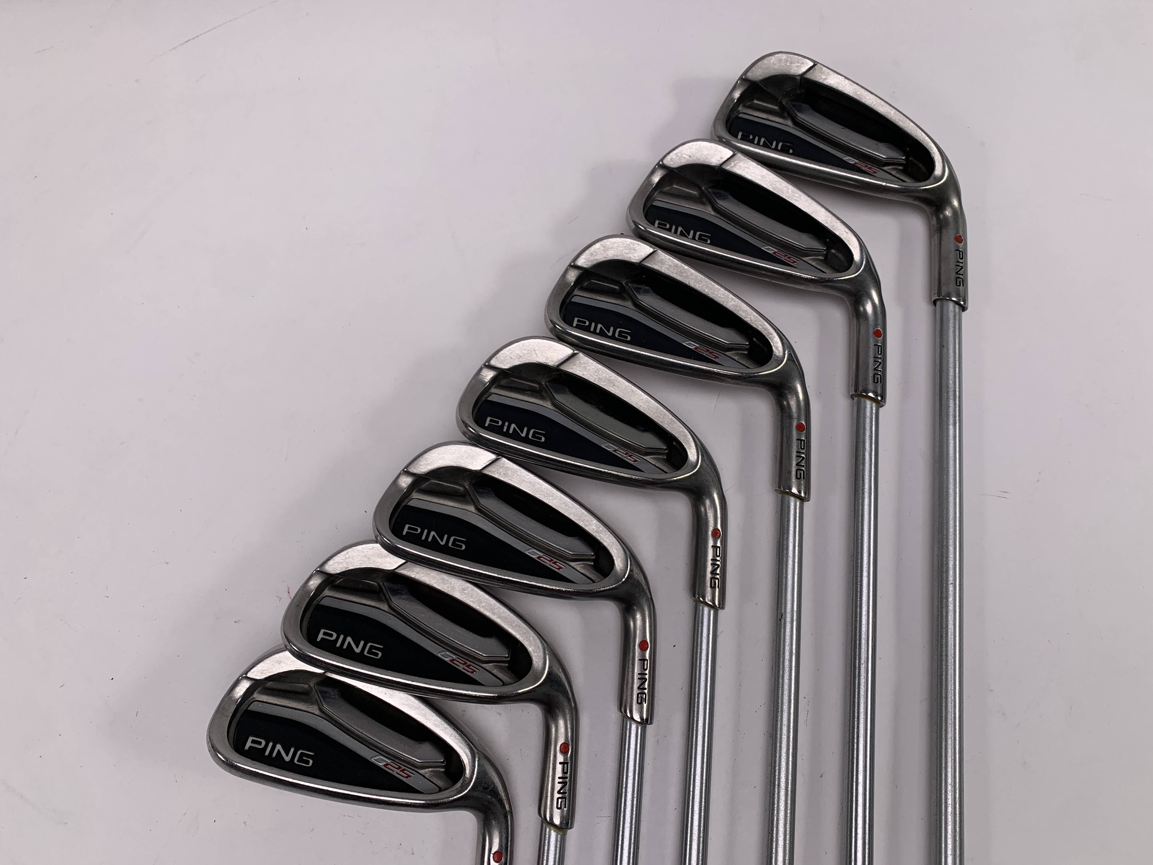 PING G25 アイアンセット4本　W, 9, 8, 7 ピン PING G25 アイアンセット 4〜9・W・S の9本セット