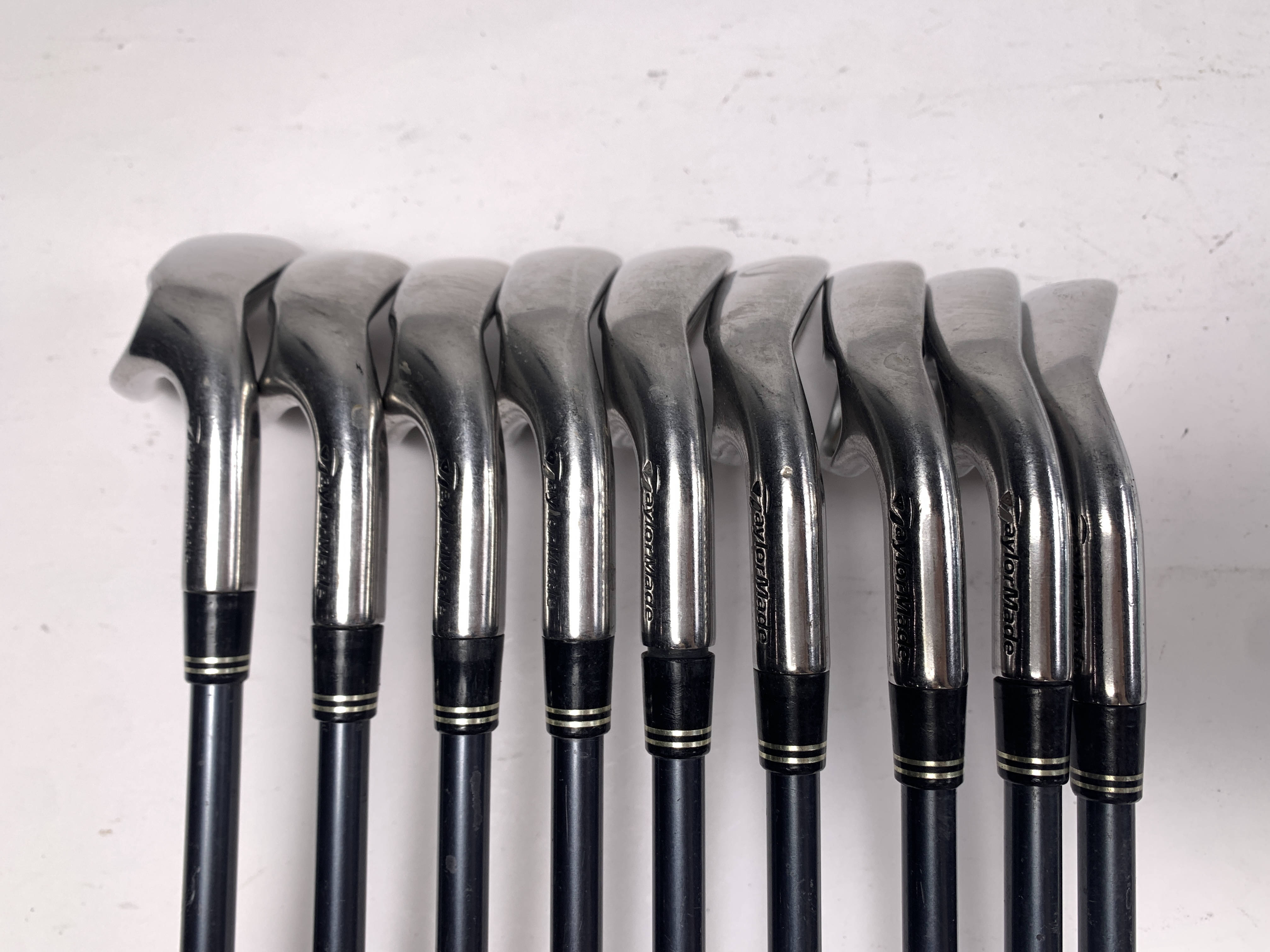 TaylorMade R7 Iron Set 3-PW+GW REAX 65g Stiff Graphite Mens RH +