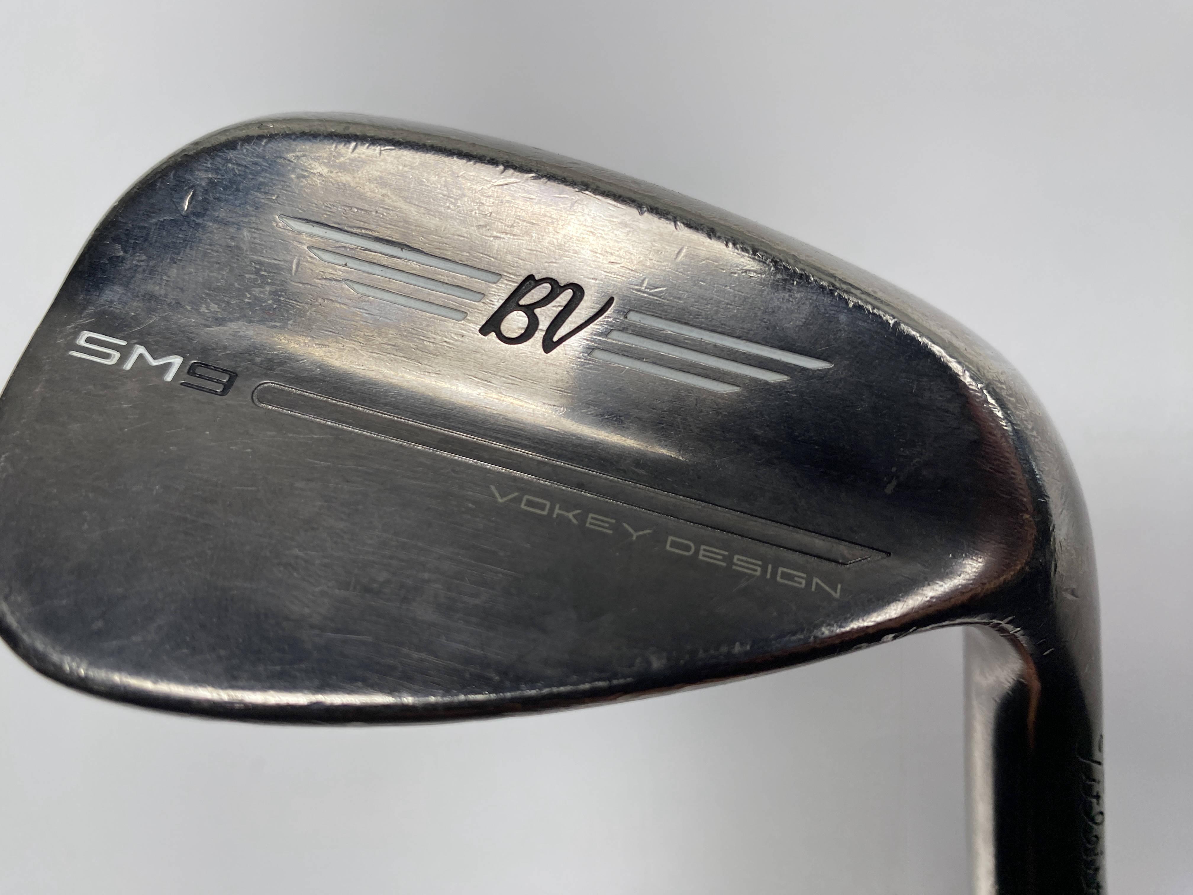 Titleist Vokey SM9 Brushed Steel Wedge 50* 8 Bounce F-Grind Wedge