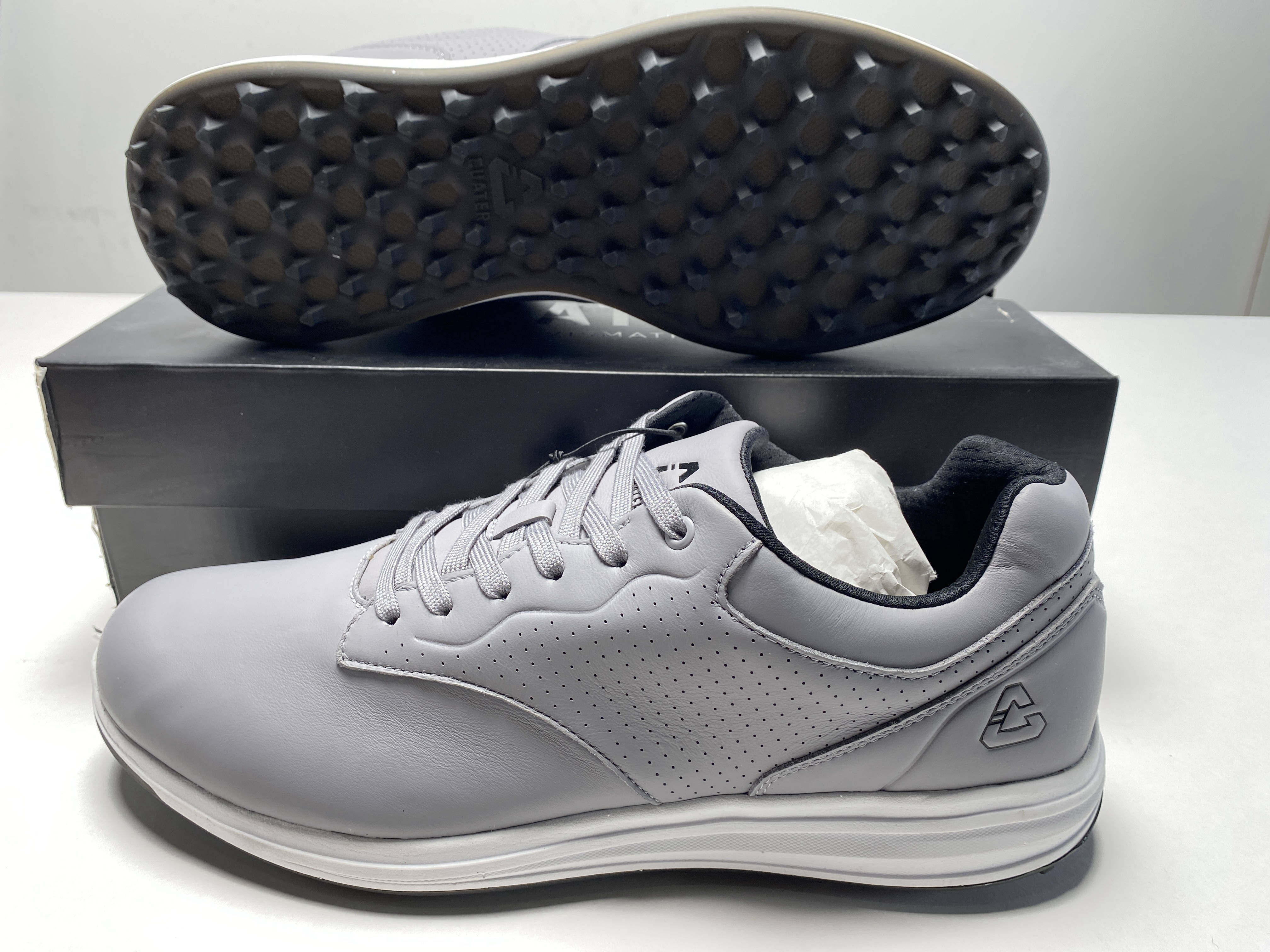 ゴルフシューズ CUATER MONEYMAKER - LUXE SHOES Cuater The Moneymaker Luxe Golf Shoes Gray Men's SZ 13 (4MV189