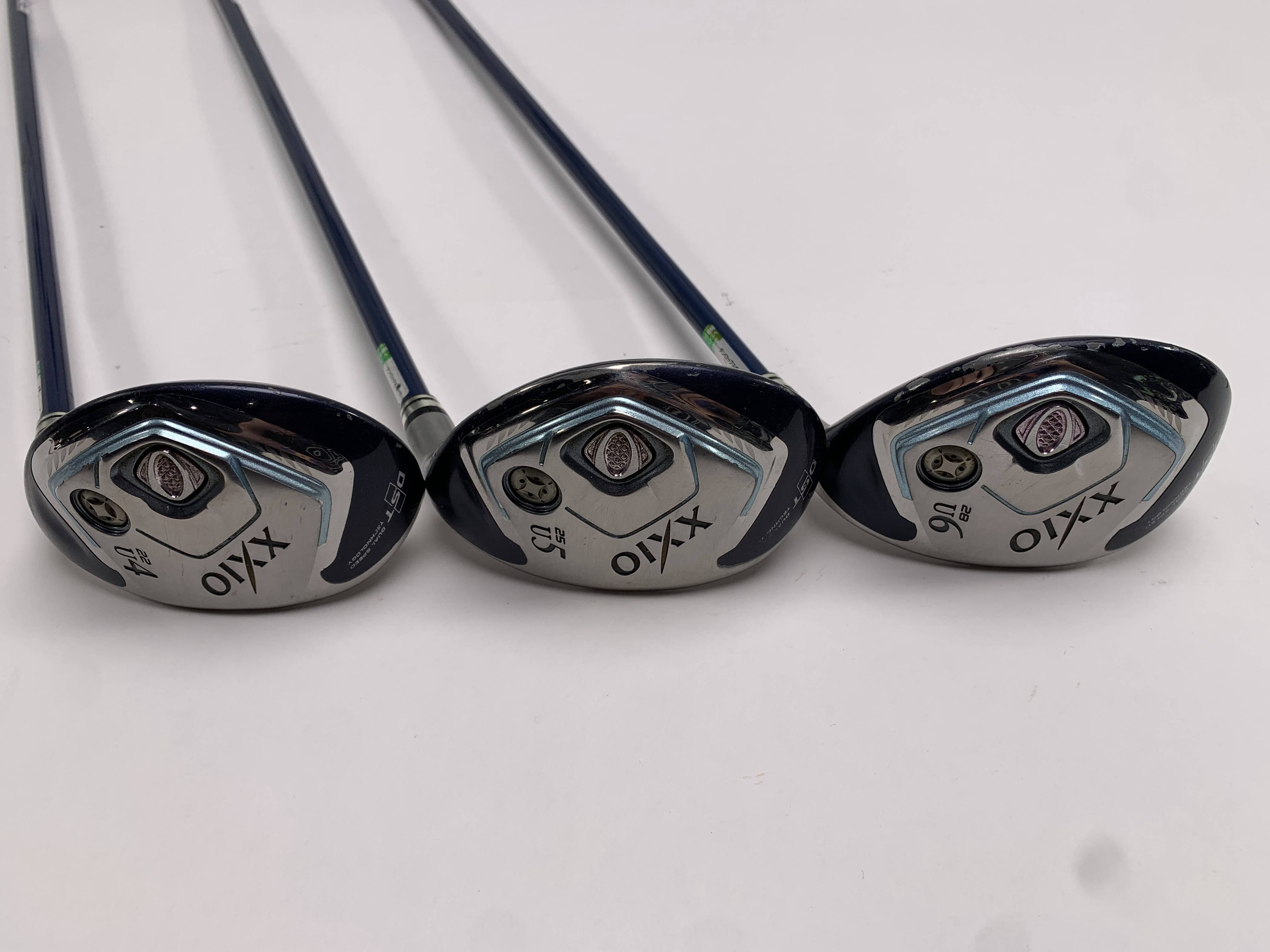 XXIO 8 Hybrid Set 4 5 6 22* 25* 28* MP 800 38g Ladies Graphite