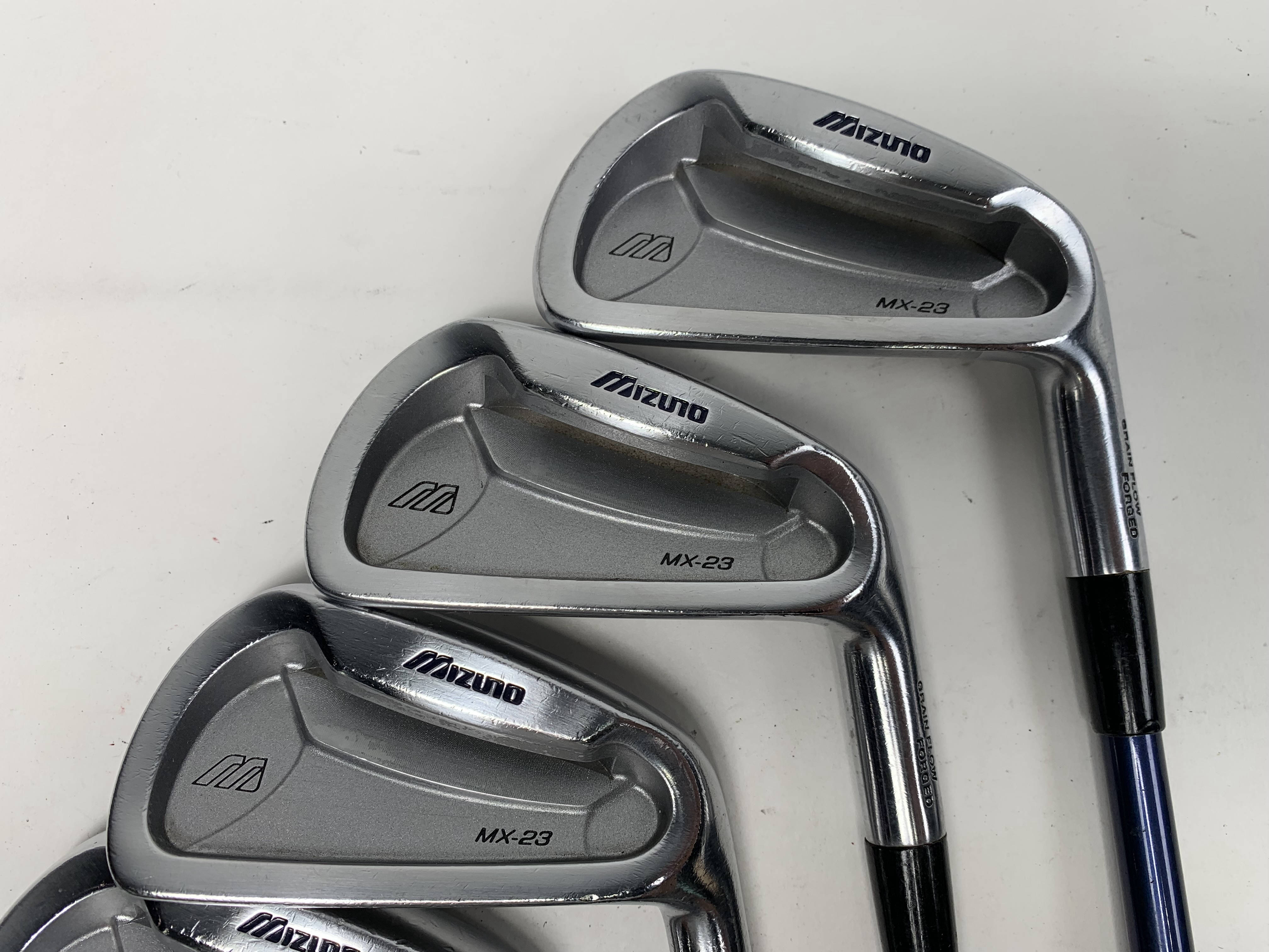 Mizuno MX 23 Iron Set 4-PW Exsar Blue Regular Graphite Mens RH | eBay