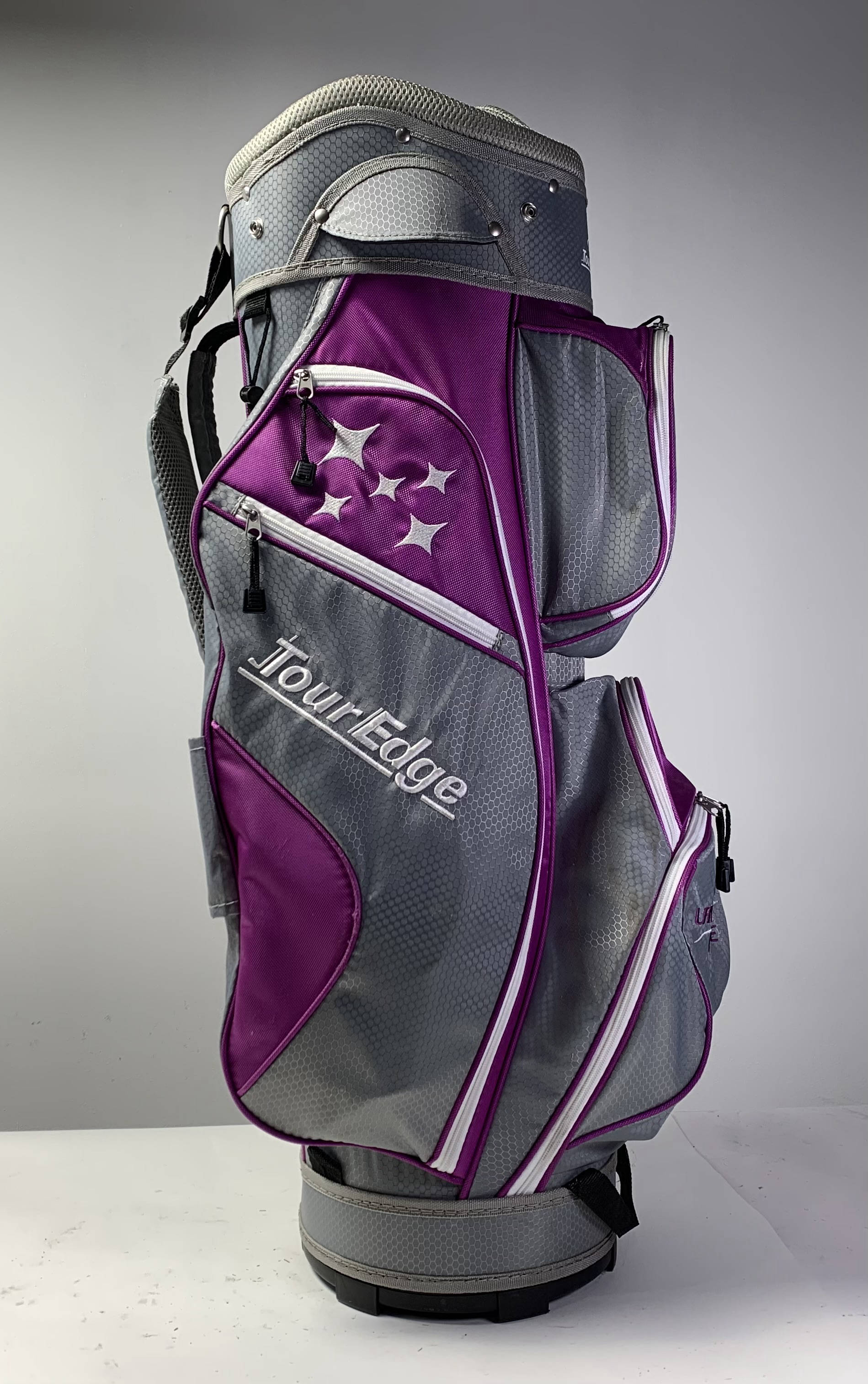 Tour Edge Lady Edge Cart Bag Gray Purple 10-Way Divide Single