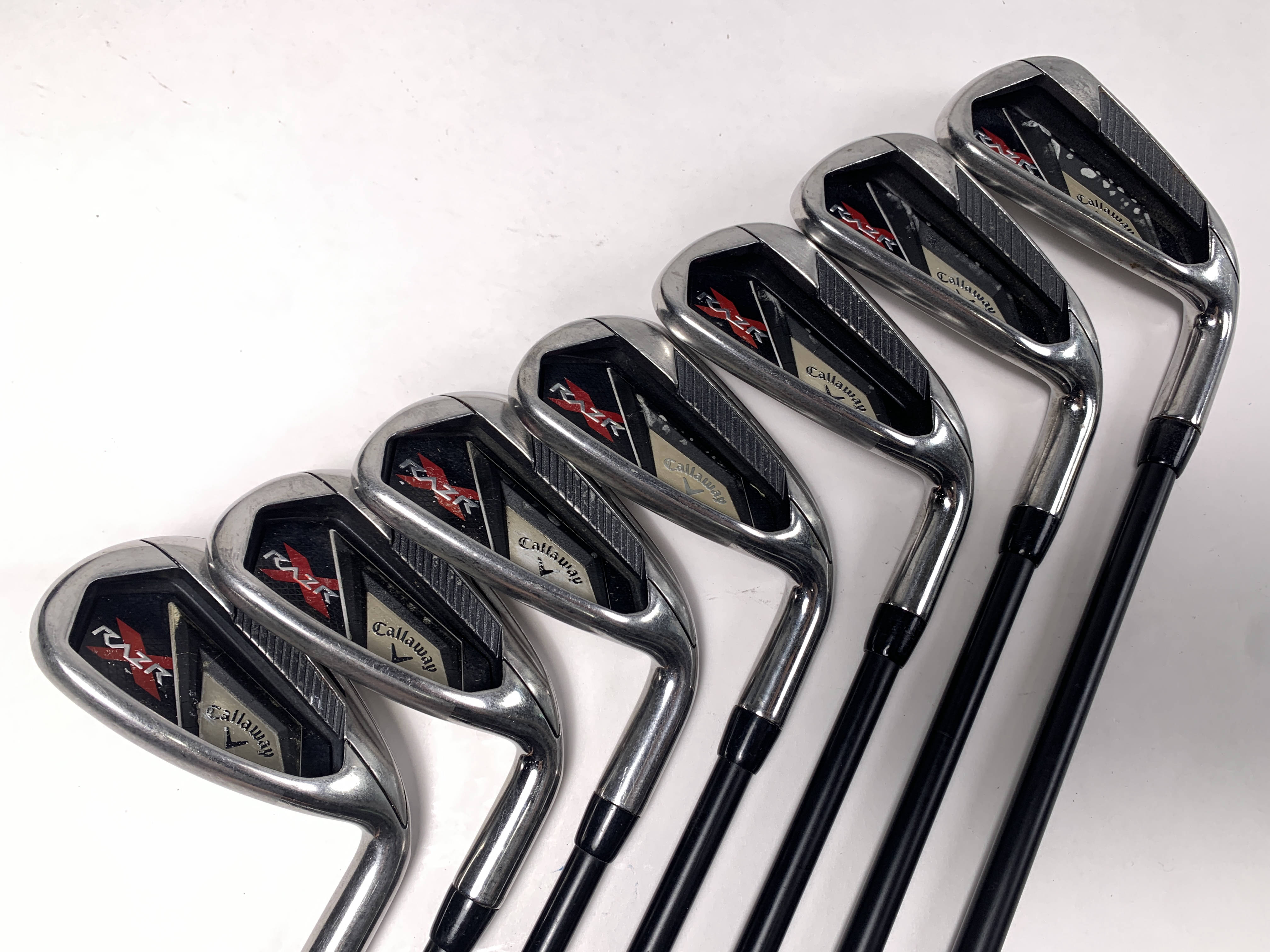 Callaway RAZR X アイアンセット 6-9 PW Callaway Razr X Iron Set 6-PW+AW+SW 75g Regular Graphite Mens RH