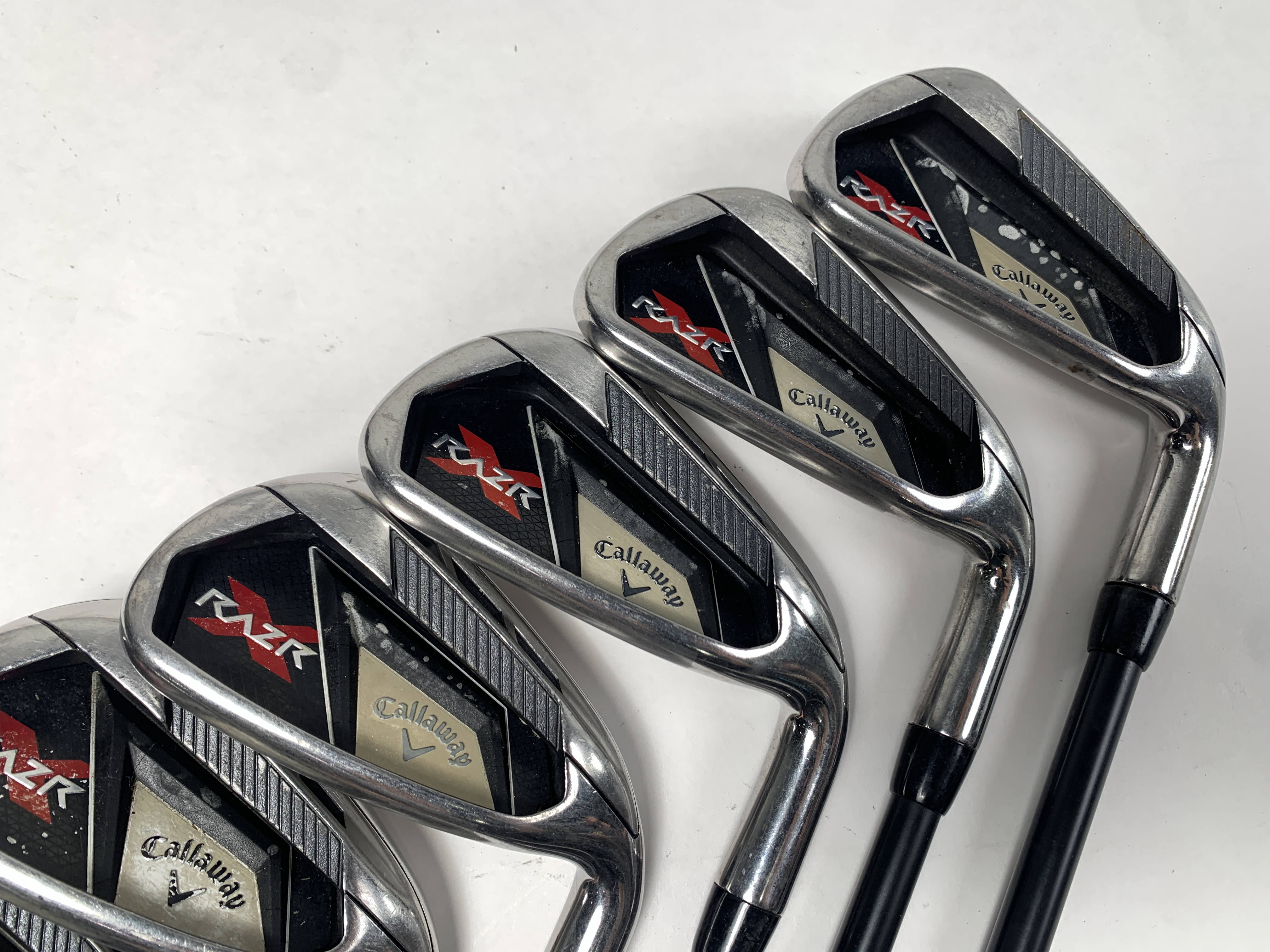 Callaway Razr X Iron Set 6-PW+AW+SW 75g Regular Graphite Mens RH