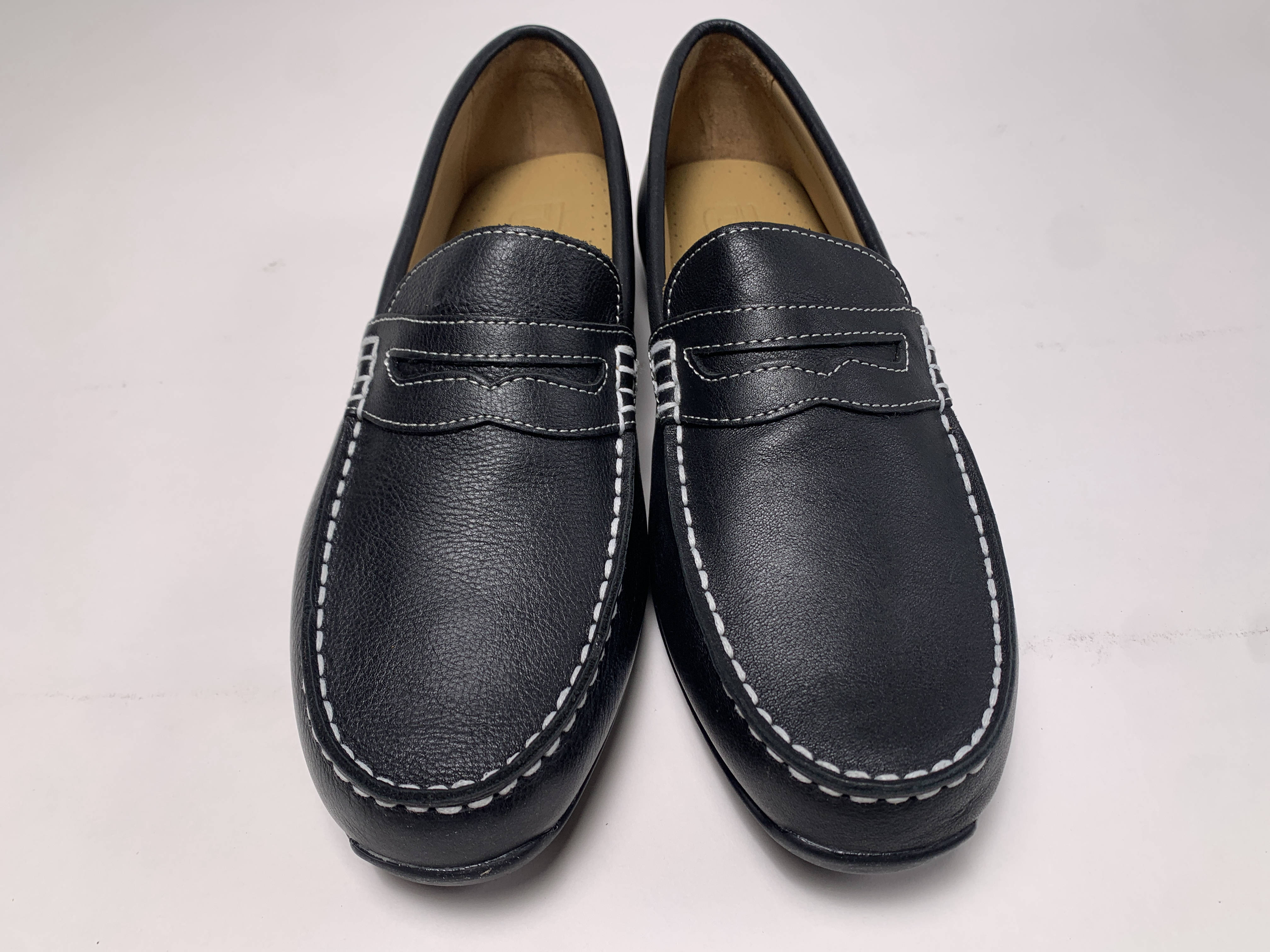 FootJoy Men\'s Loafers Golf Club Casuals Black Leather Driving‎ Shoes Size 8 Men main image 4