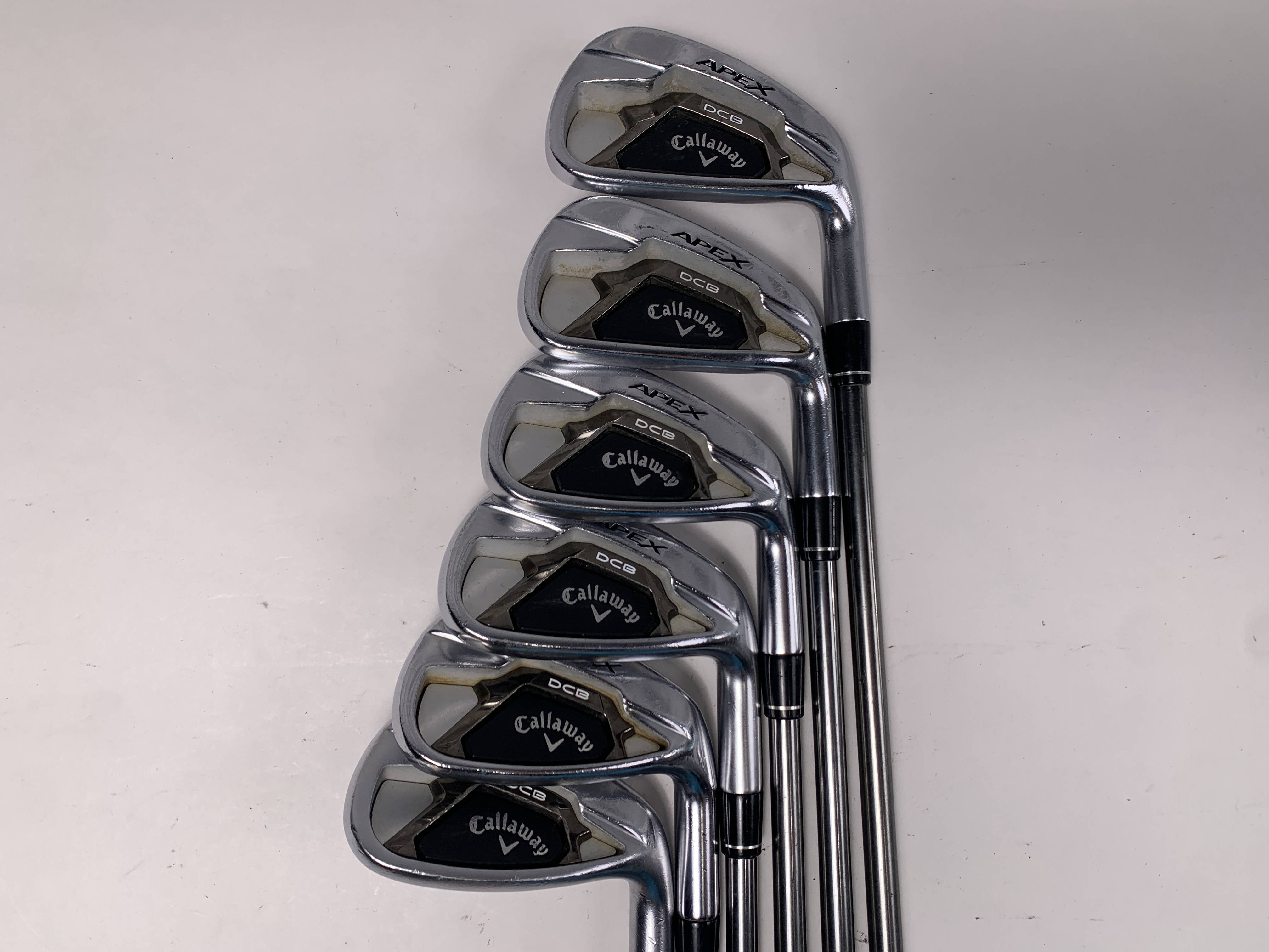 Callaway Apex DCB 21 Iron Set 6-PW+GW RCH 65 Senior Graphite Mens