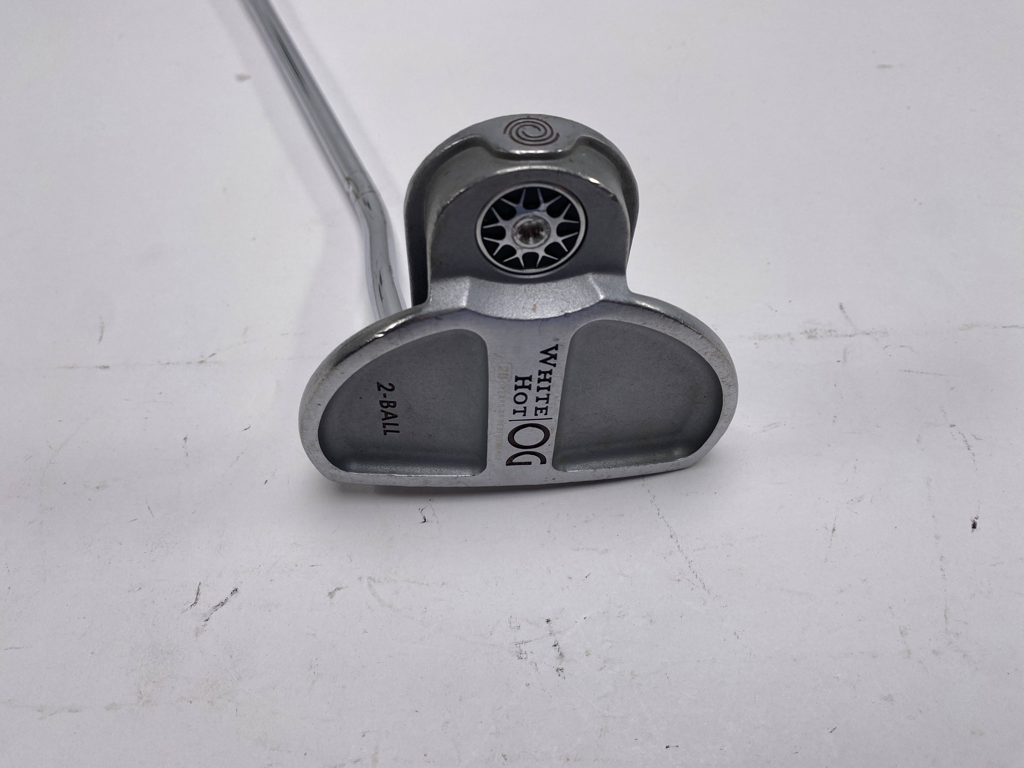 Putter Odyssey White Hot OG 2-Balles – 35 Pouces, Droite, Manche Graphite (état Correct)