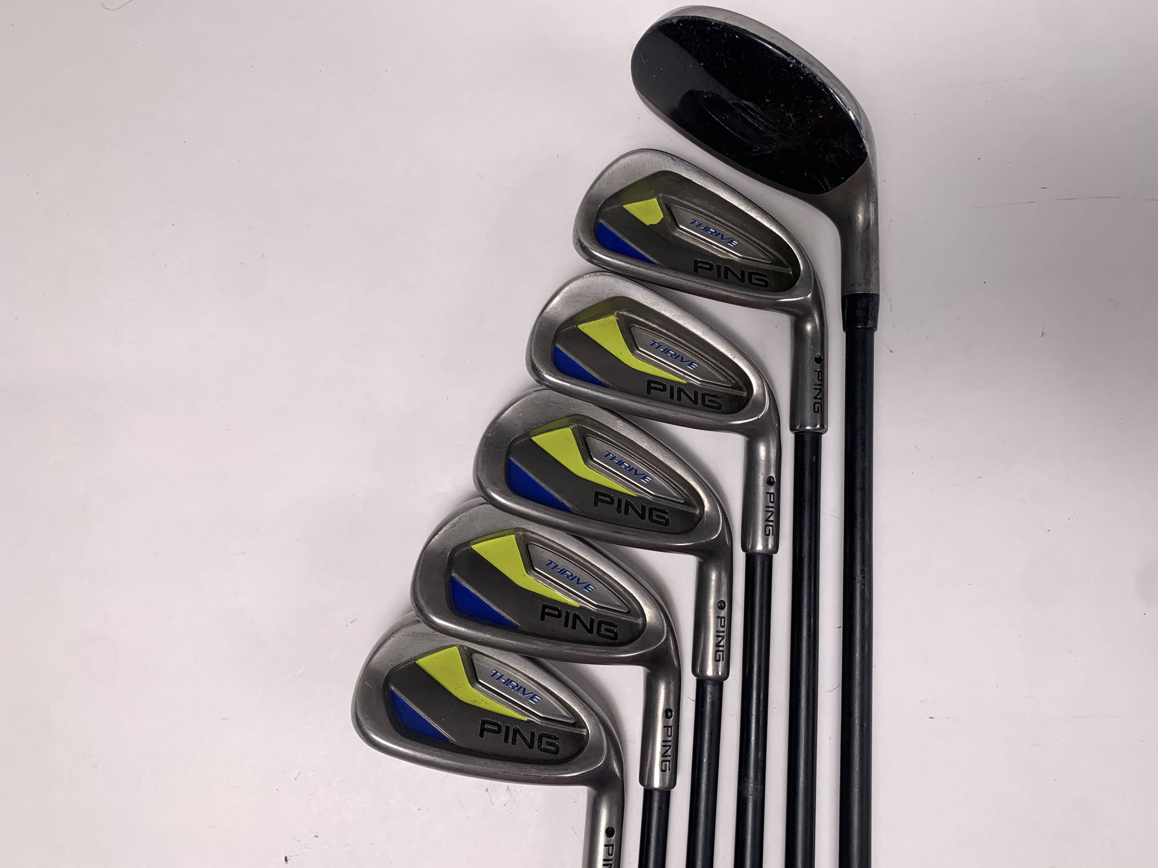 Ping Thrive Iron Set 5HYB+6-PW Black Dot Thrive Youth Graphite