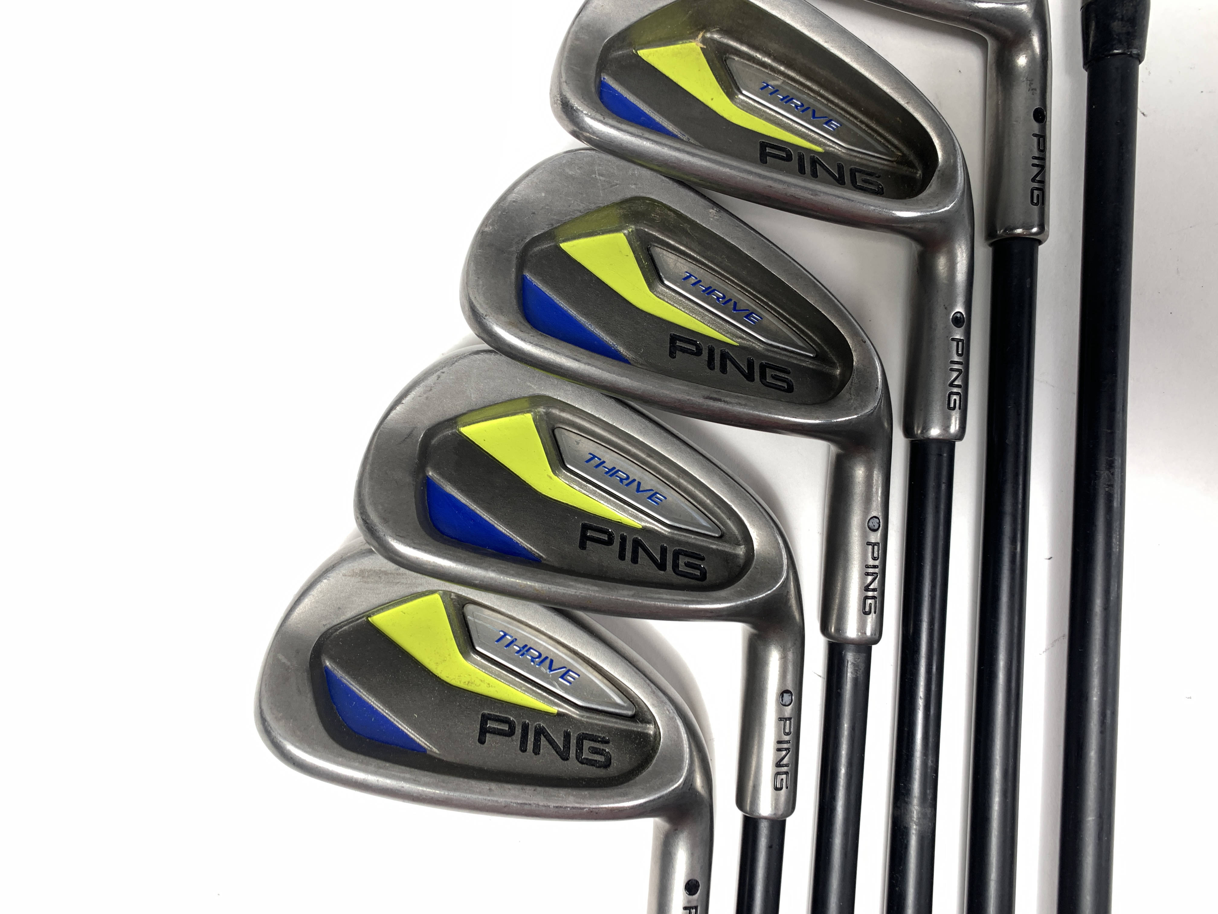 Ping Thrive Iron Set 5HYB+6-PW Black Dot Thrive Youth Graphite