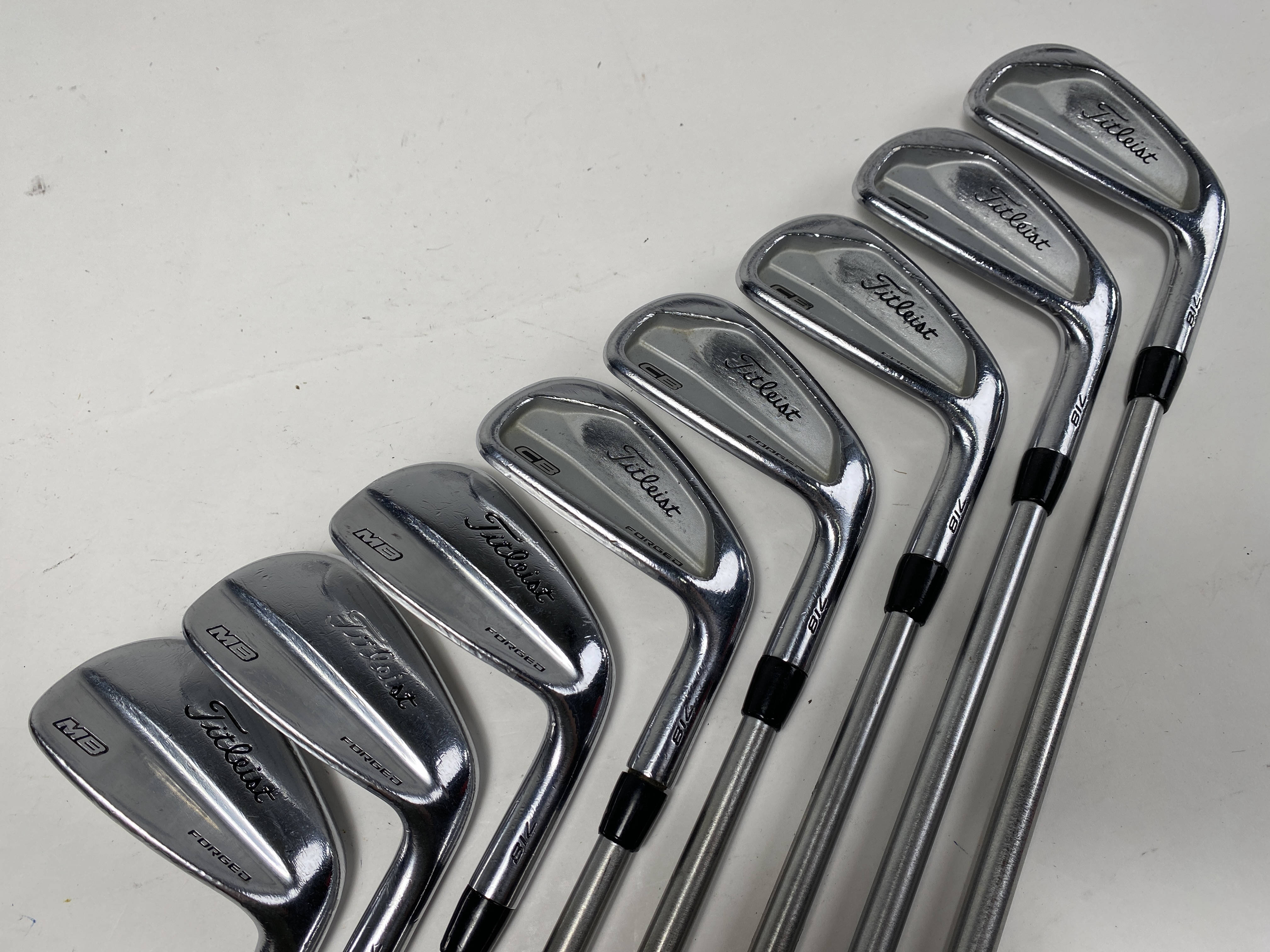 Titleist 718 CB/MB Combo Iron Set 3-PW KBS Tour C-Taper 130g Extra