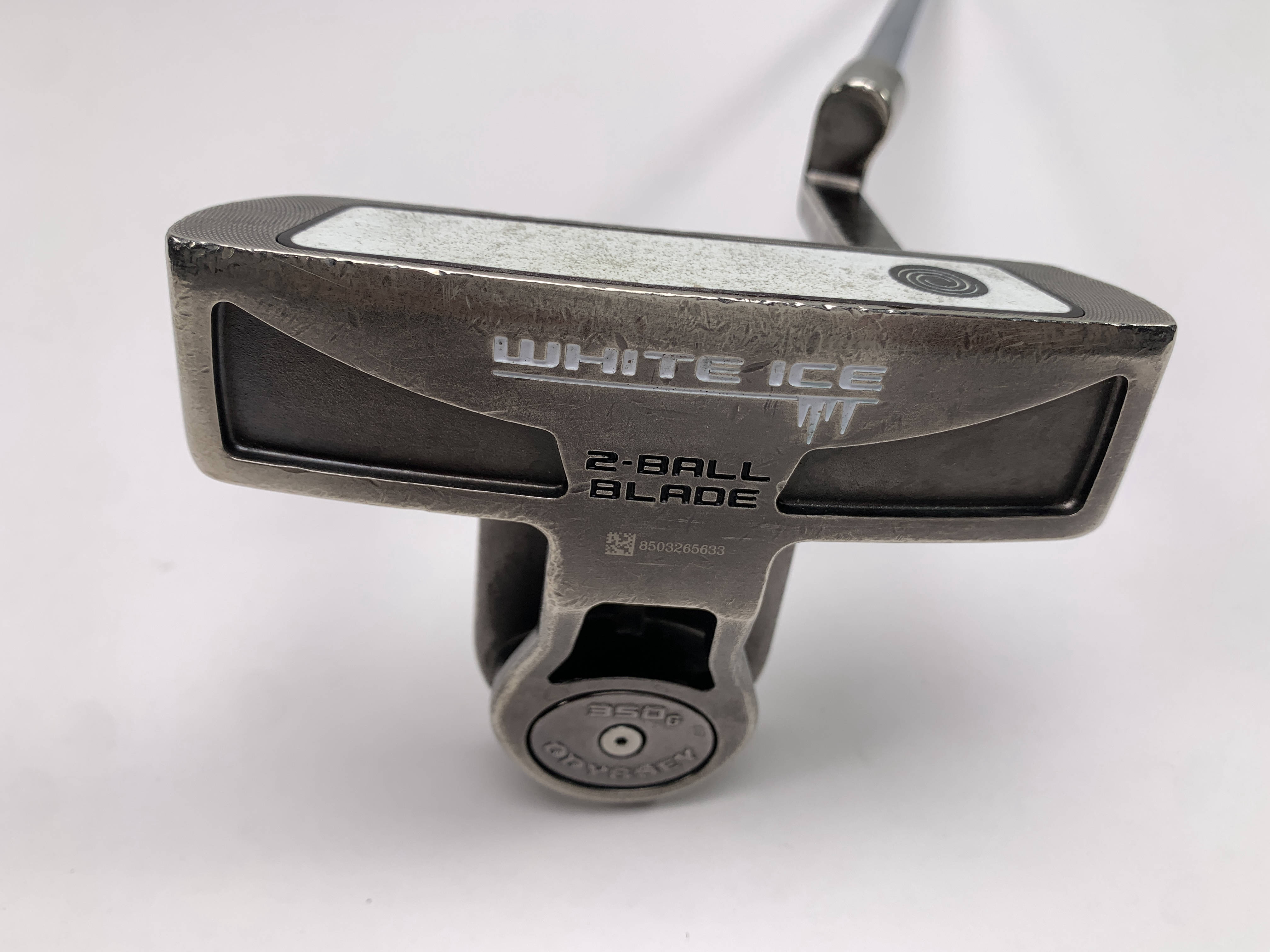 Odyssey White Ice 2-Ball Blade Lined Putter 35