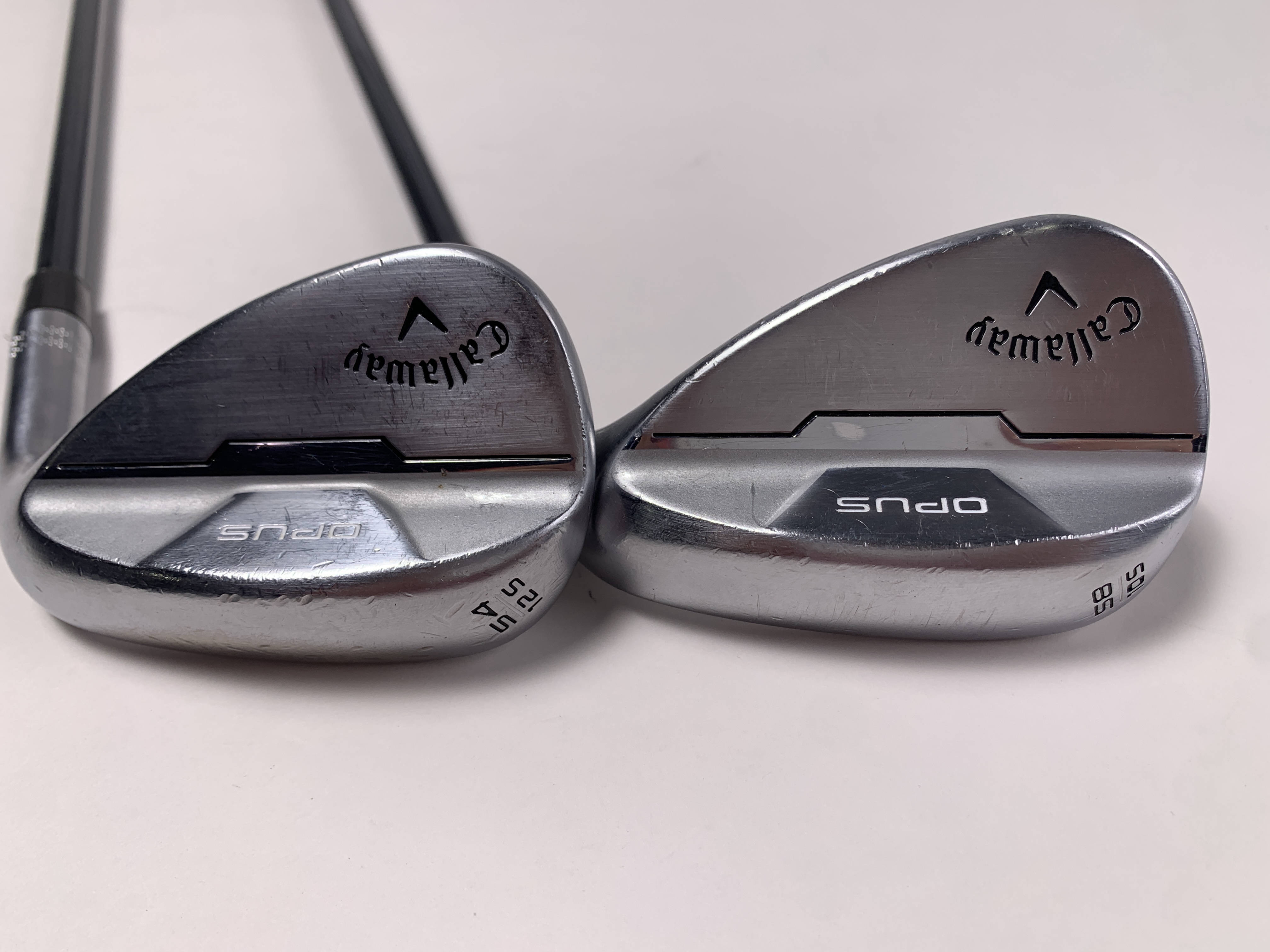 Callaway Opus Brushed Chrome Wedge Set 54* 12 | 58* 10 Recoil Dart 