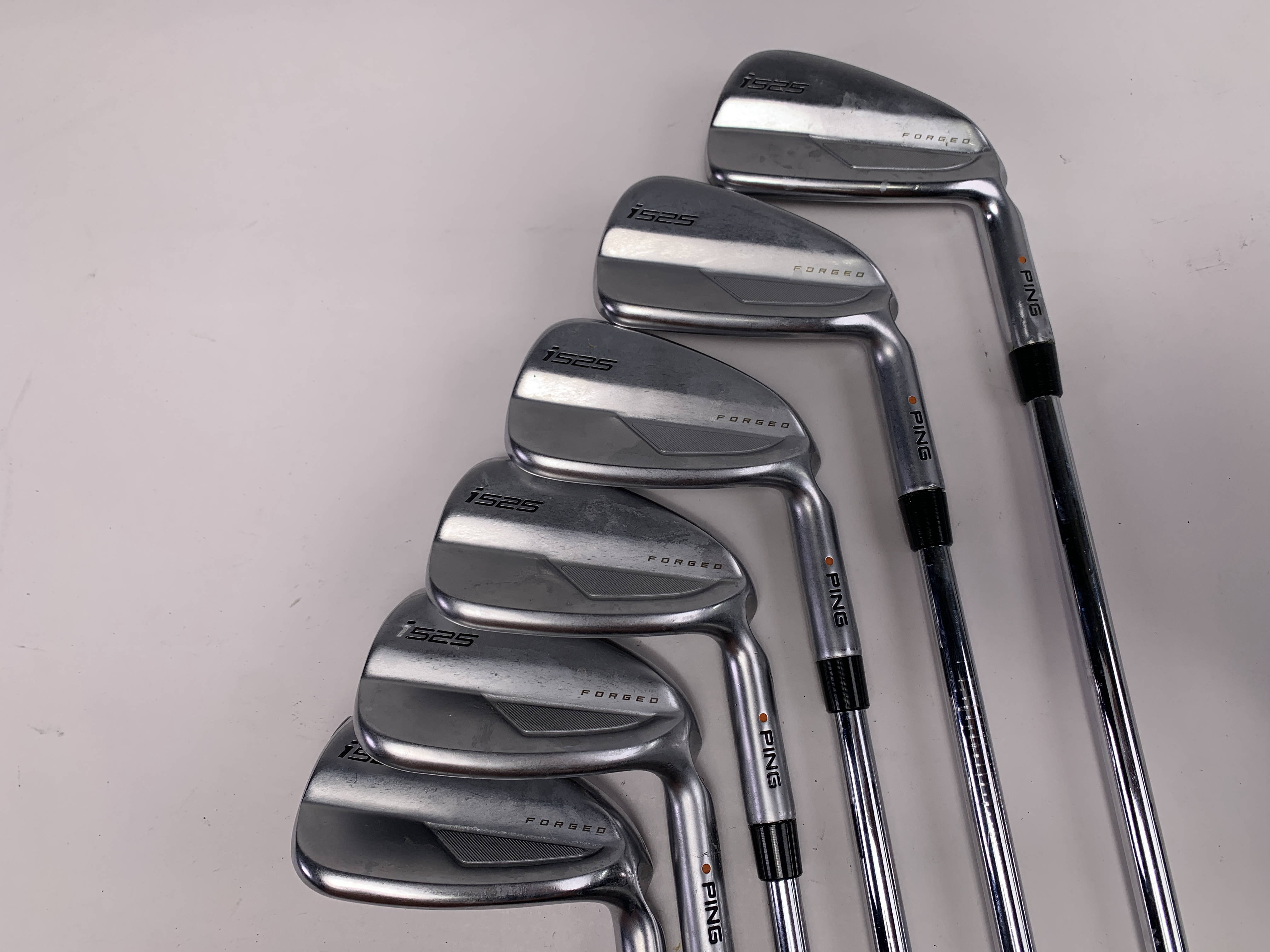 Ping i525 Iron Set 6-PW+UW Orange Dot 2* Flat Nippon AWT 2.0 