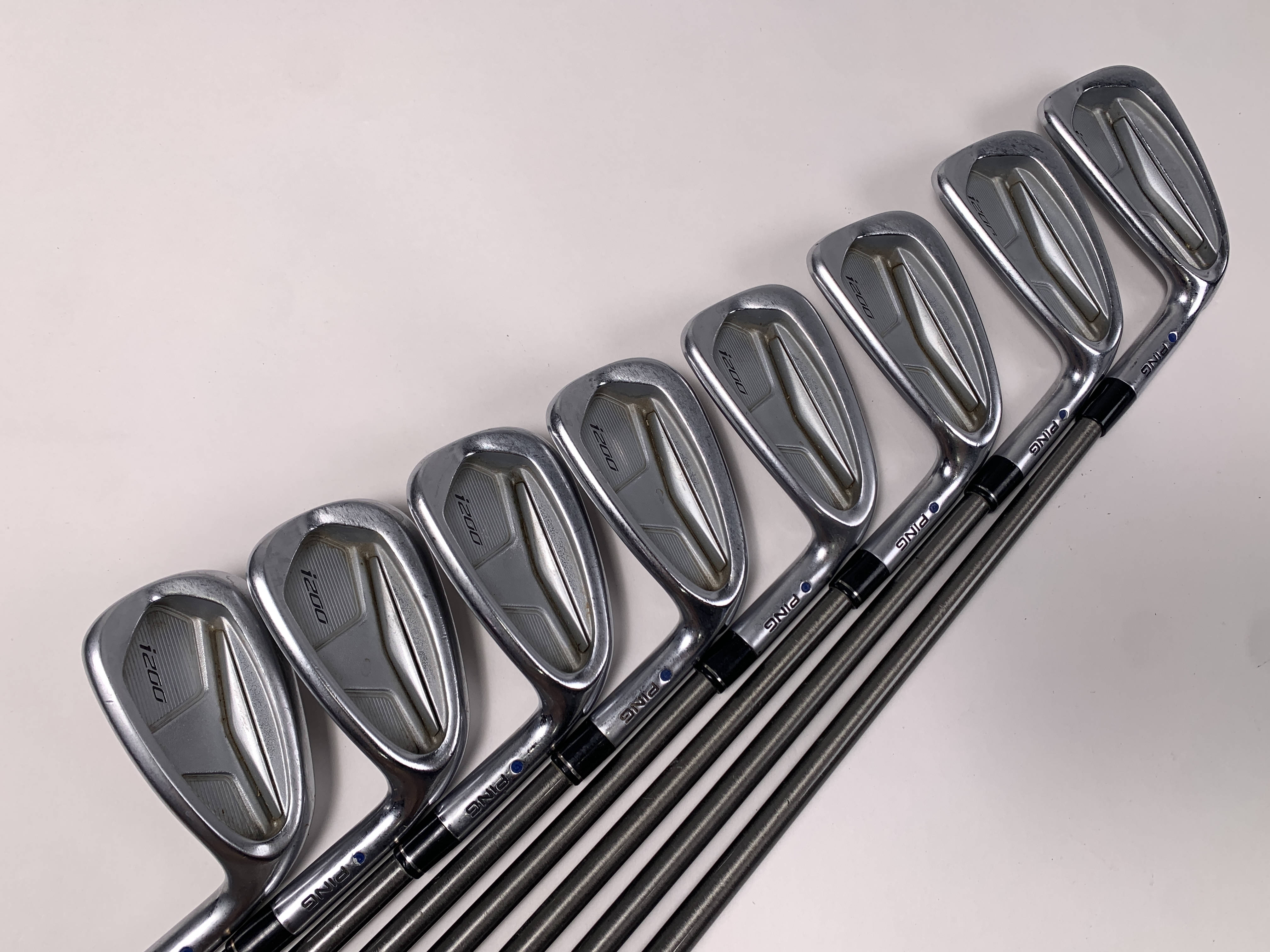 Ping i200 Iron Set 4-PW+GW Blue Dot 1* Up AeroTech SteelFiber i95 
