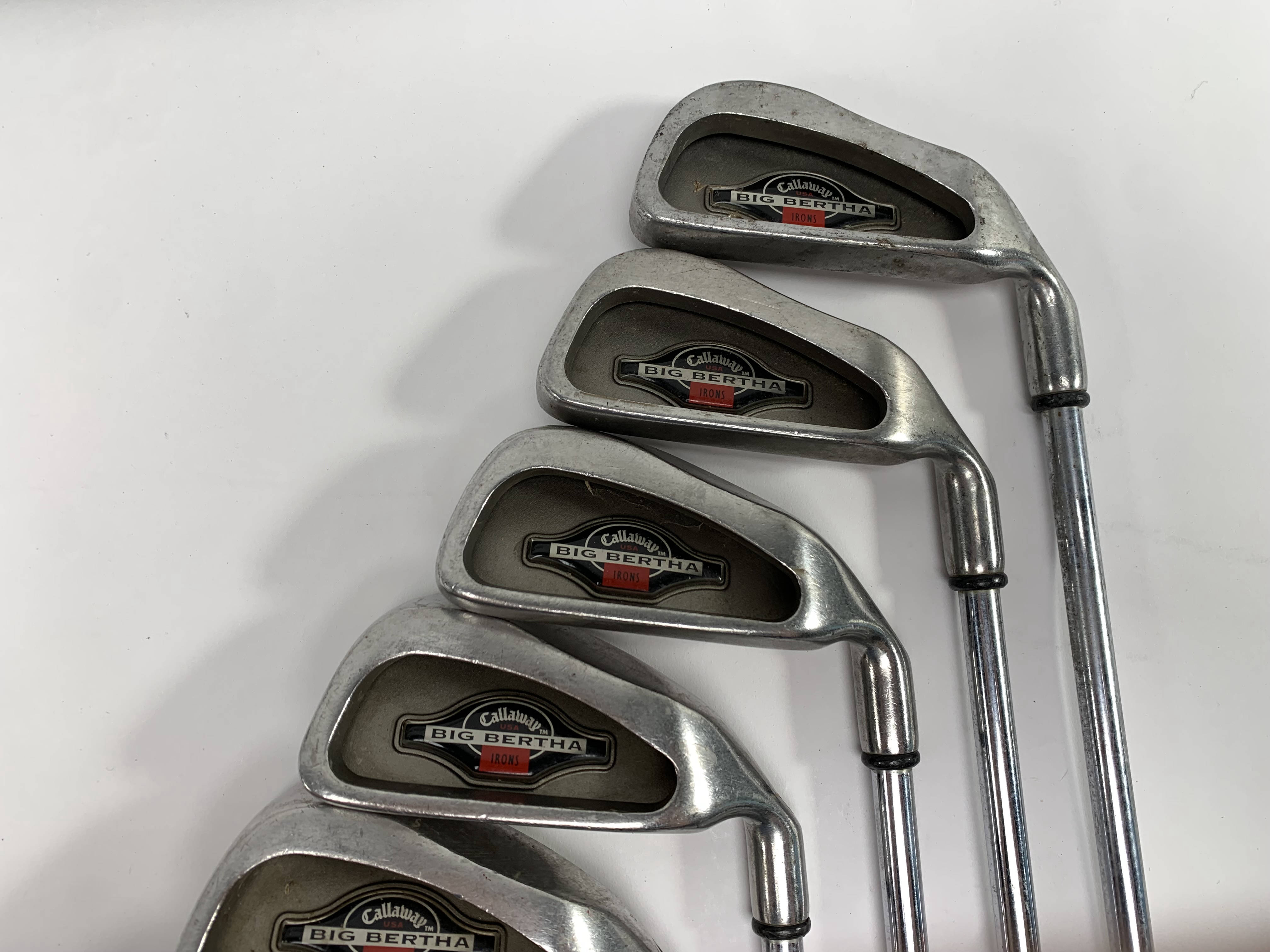 Callaway Big Bertha 1996 Iron Set 3-PW True Temper Memphis 