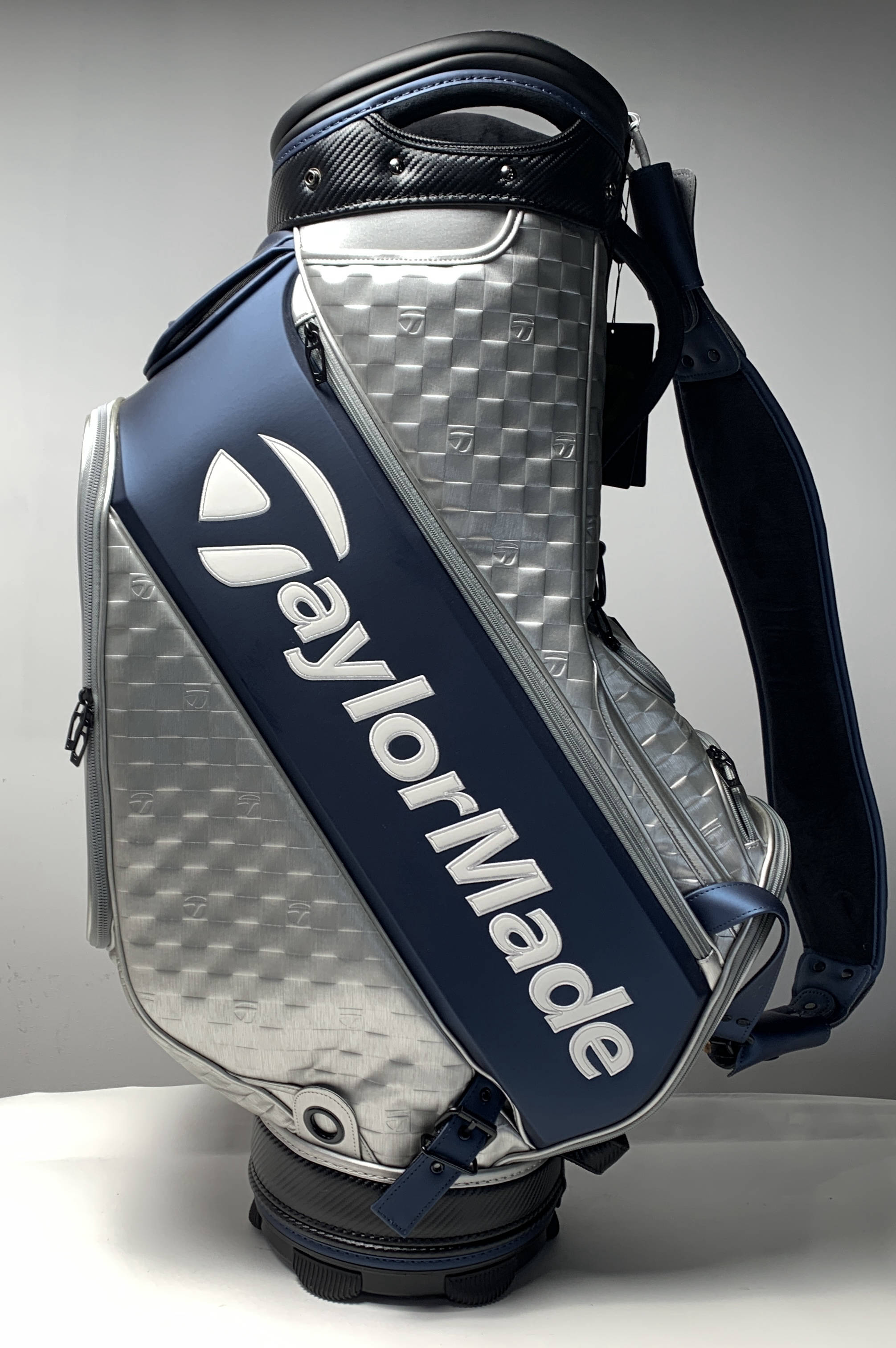 TaylorMade Qi10 2024 Tour Staff Bag Silver 6-Way Divide