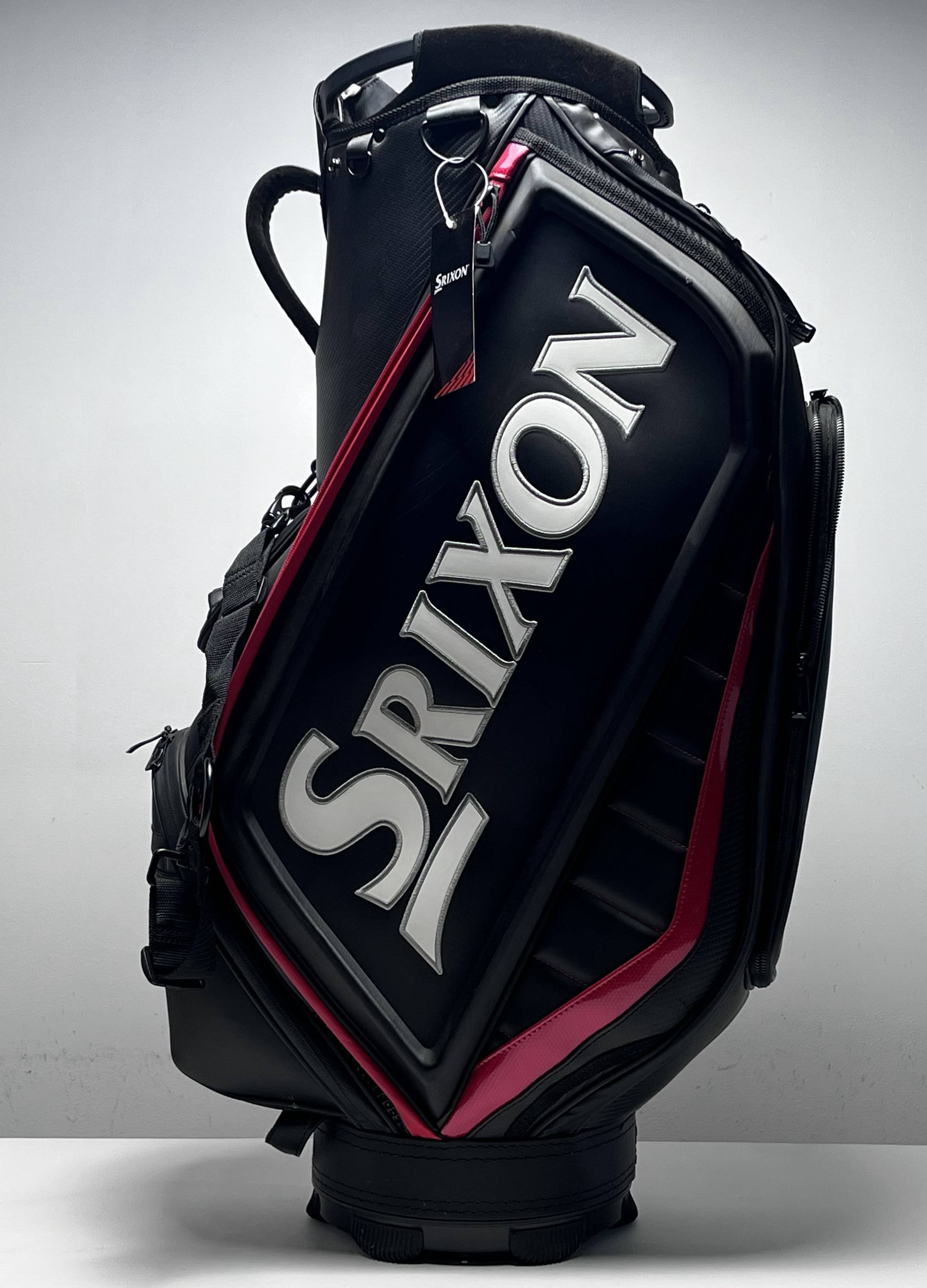 Srixon 2025 Tour Staff Bag Black 5-Way Divide Single Strap Golf