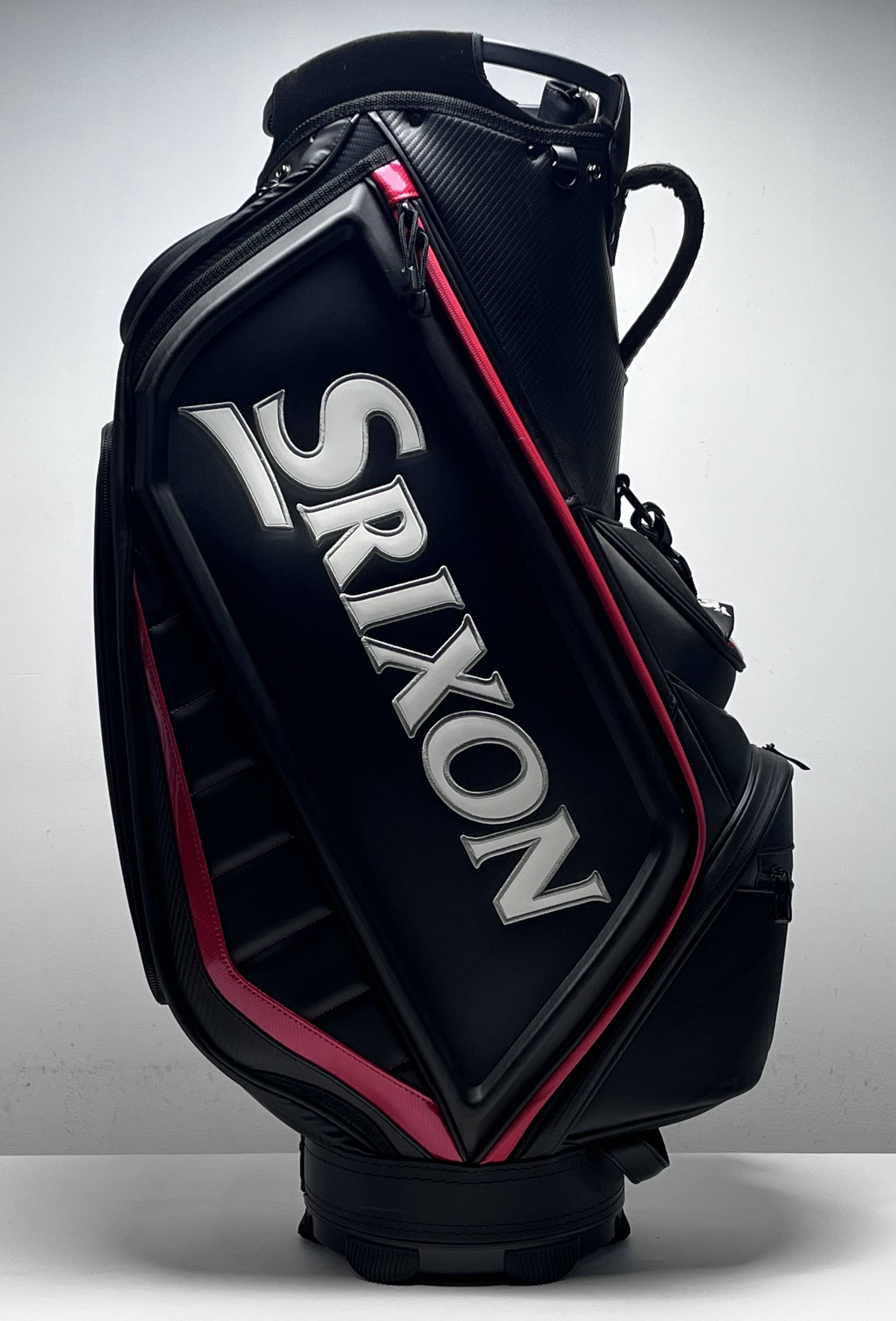 Srixon 2025 Tour Staff Bag Black 5-Way Divide Single Strap Golf