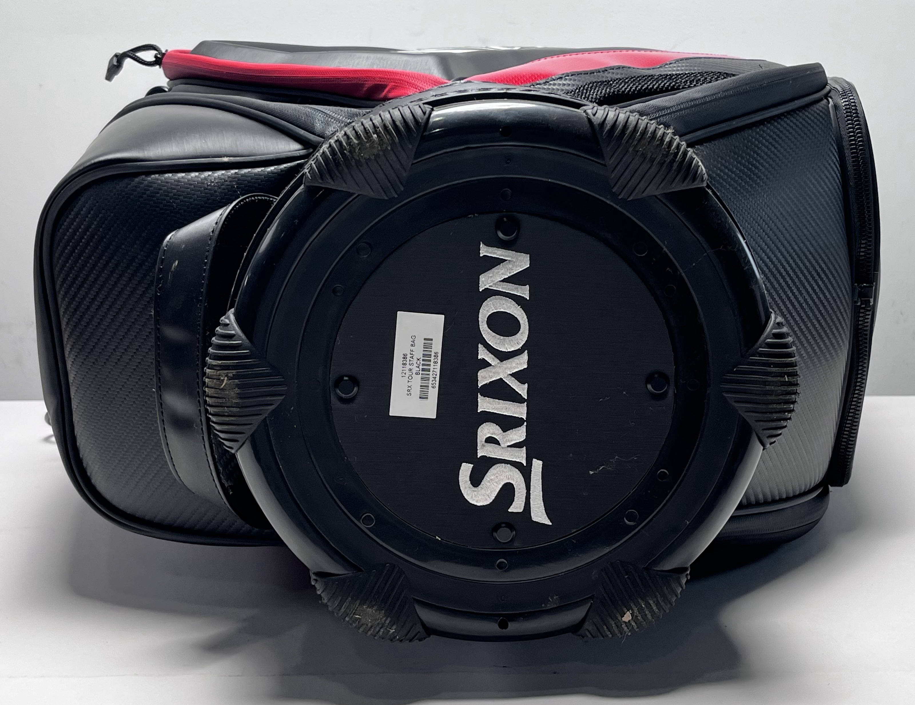 Srixon 2025 Tour Staff Bag Black 5-Way Divide Single Strap Golf