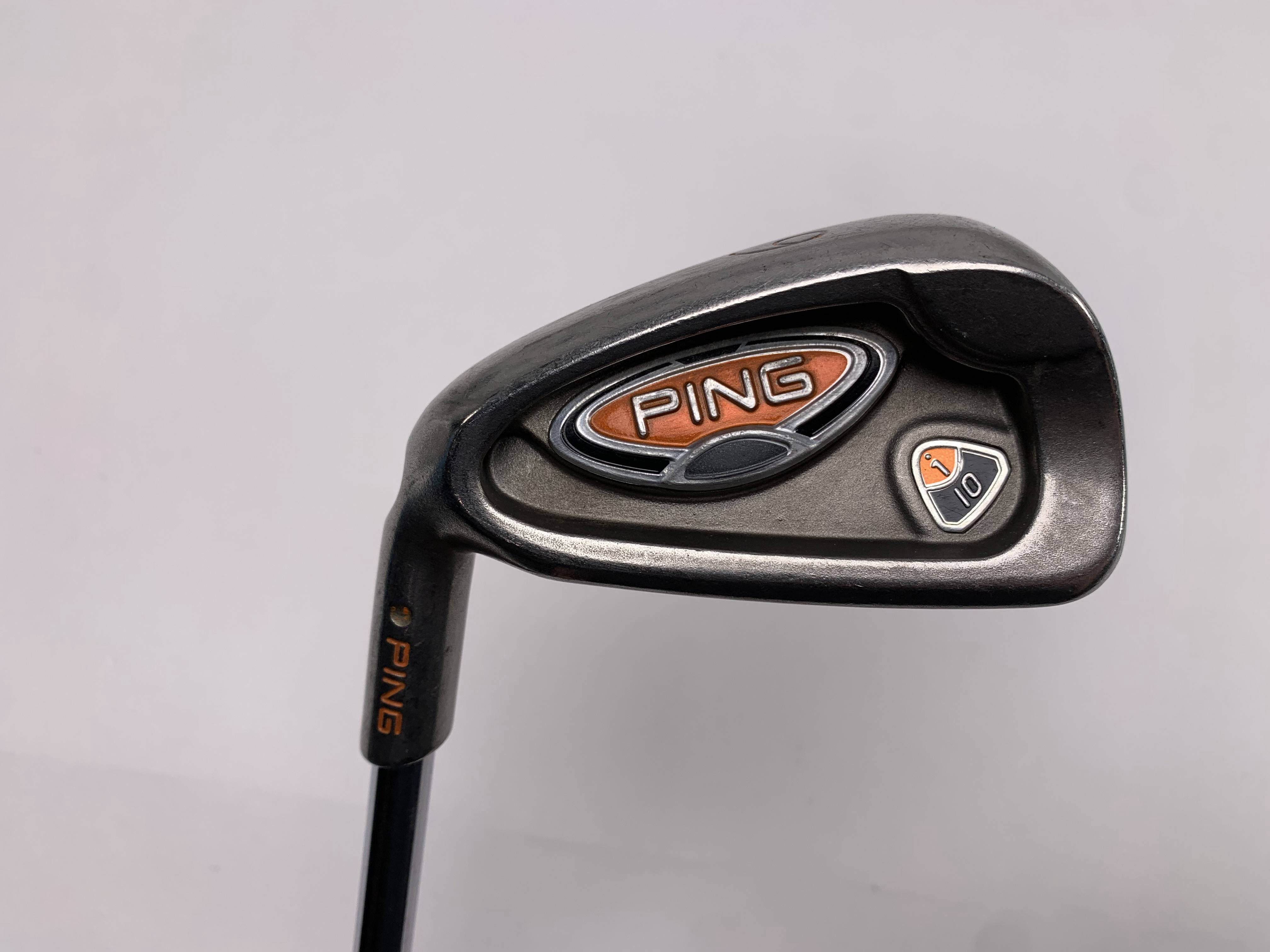 Ping G10 Single 6 Iron Orange Dot 2* Flat KBS Tour Regular Steel